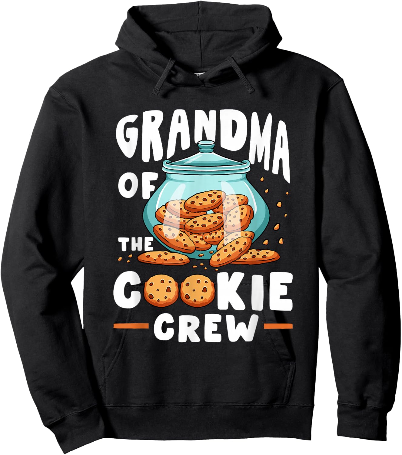 Grandma Of The Cookie Crew Selling Baking Cookies Hoodie - Hoodie | Black