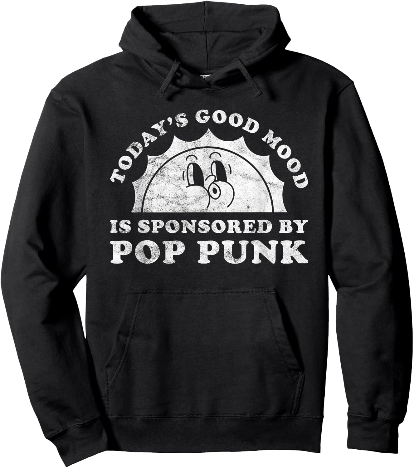 Funny Cute Retro Vintage Pop Punk or Punk Pop Hoodie - Hoodie | Black