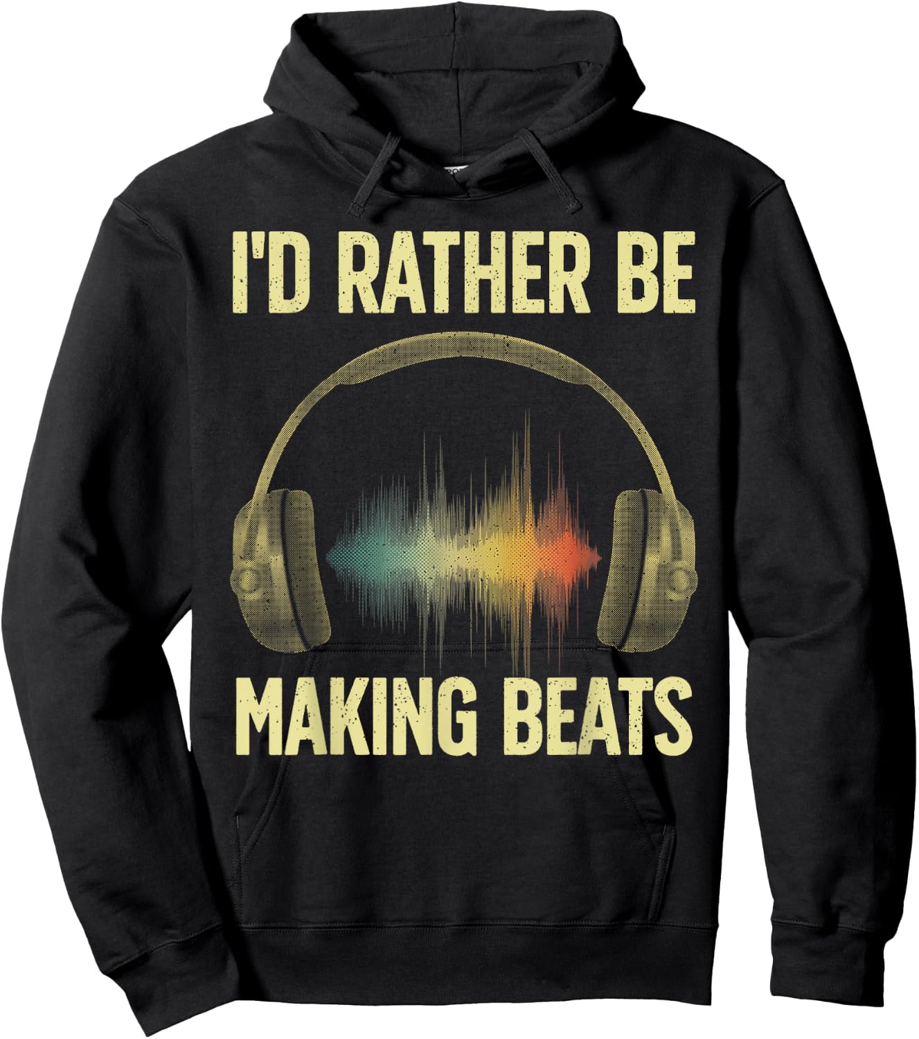 Cool Music Producer Art Women Disc Jockey Beat Maker Hoodie - Hoodie | Black