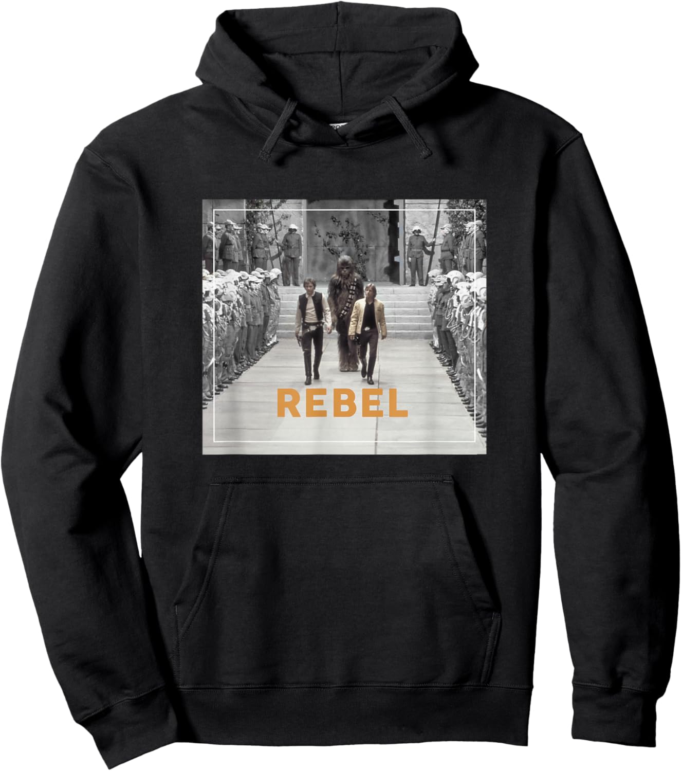 Star Wars Classic A New Hope Rebel Heroes Movie Panel Hoodie - Hoodie | Black