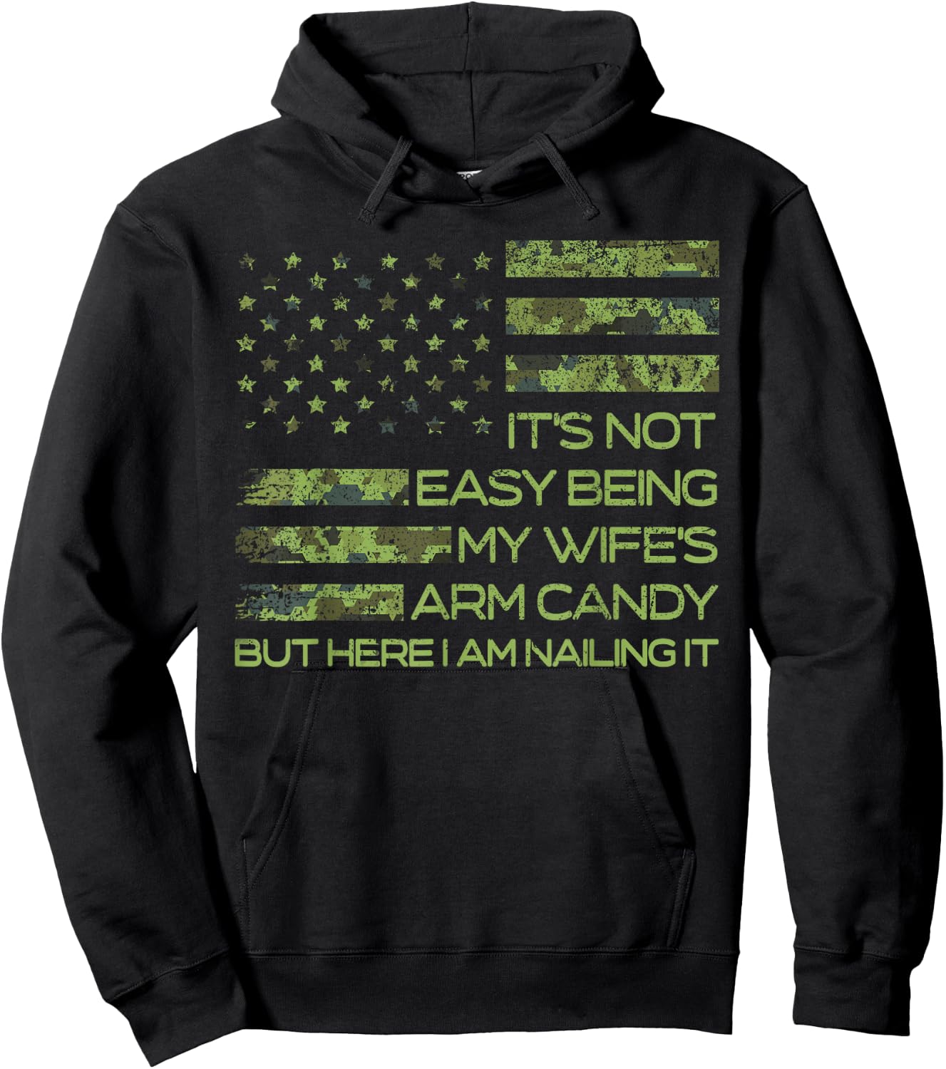 Vintage Funny Wedding Anniversary Design For Husband Hoodie - Hoodie | Black