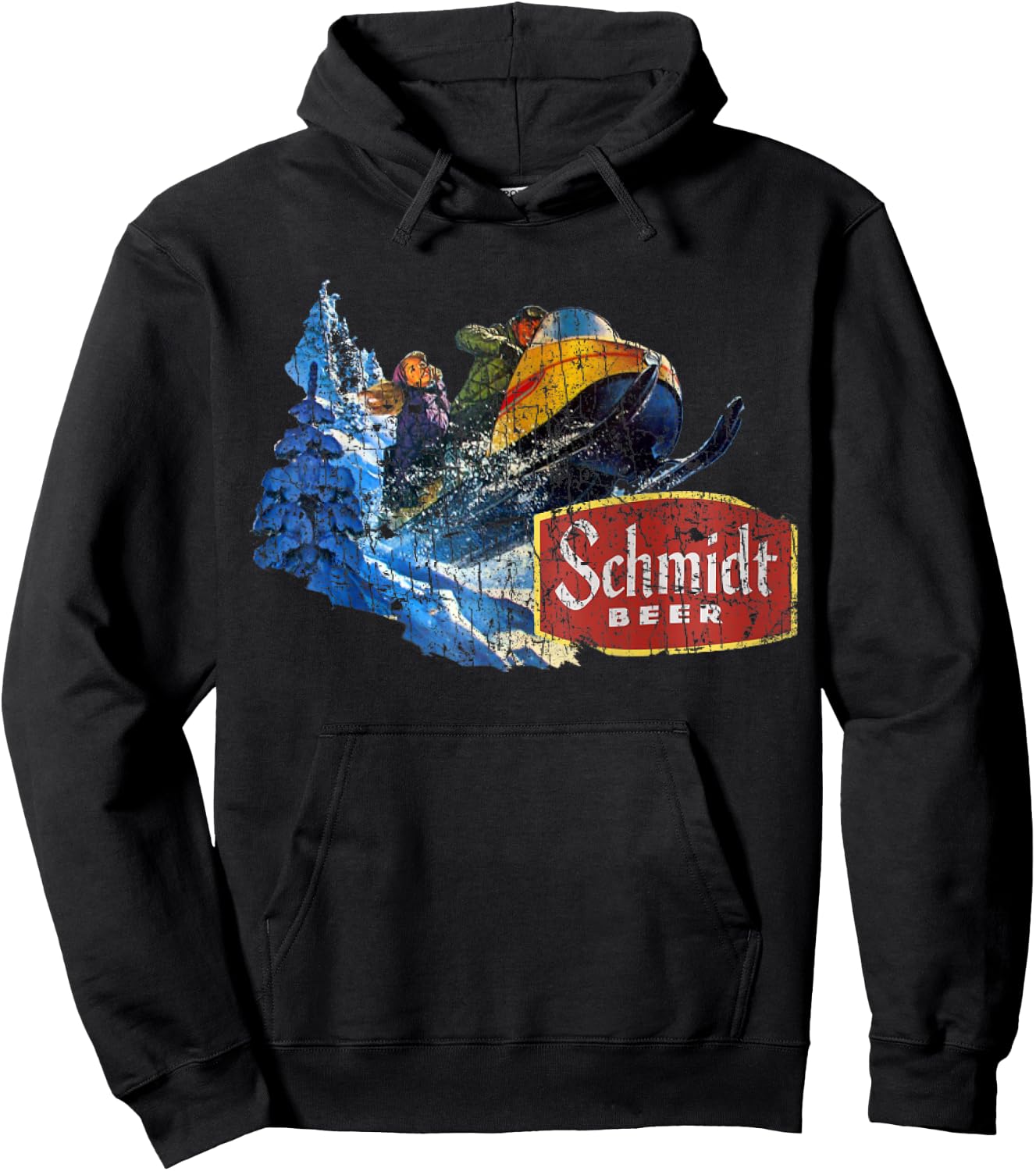 Schmidt Beer Snowmobile Hoodie - Hoodie | Black