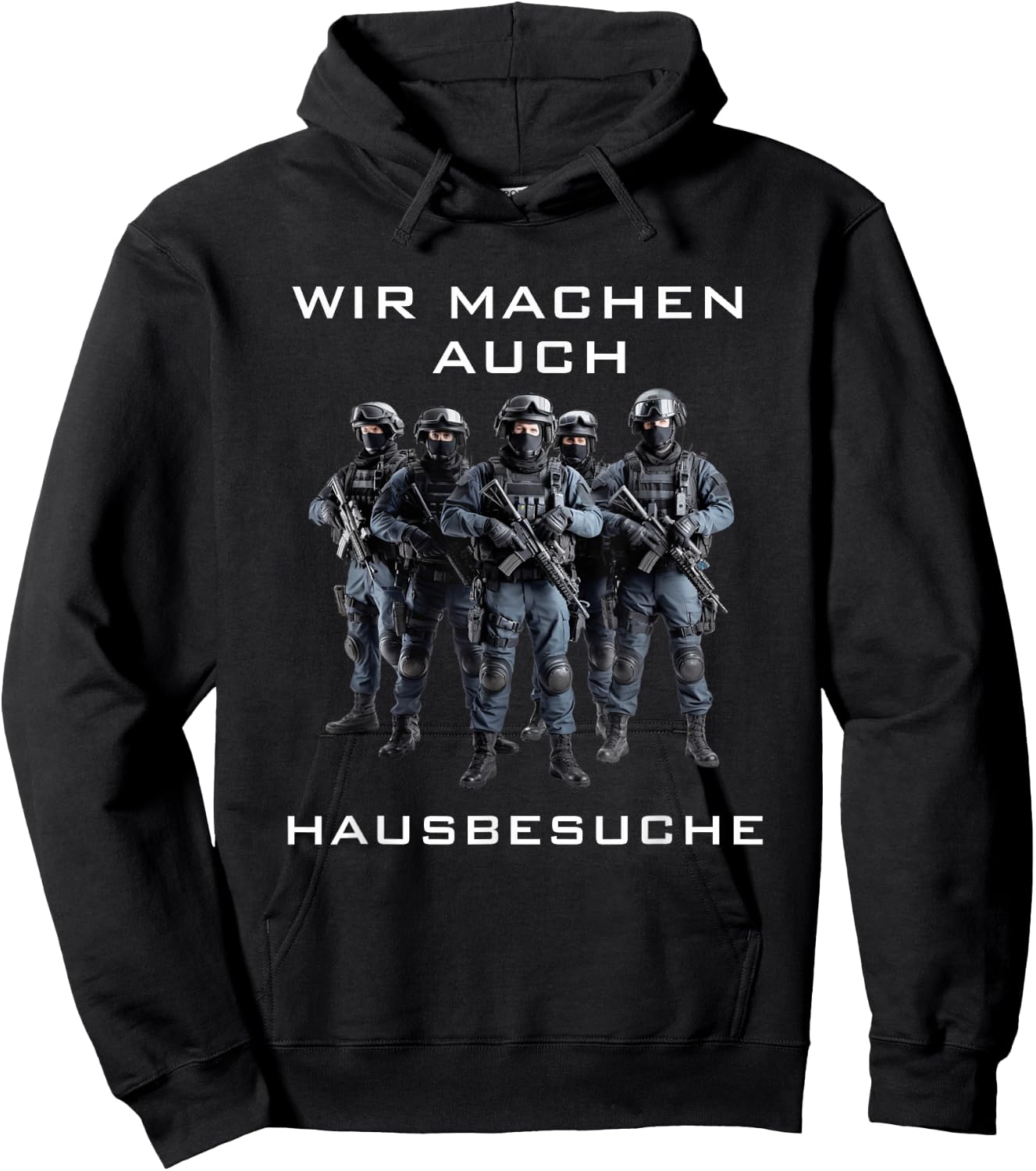 SEK Police GSG9 German Policeman Saying Command Hoodie - Hoodie | Black