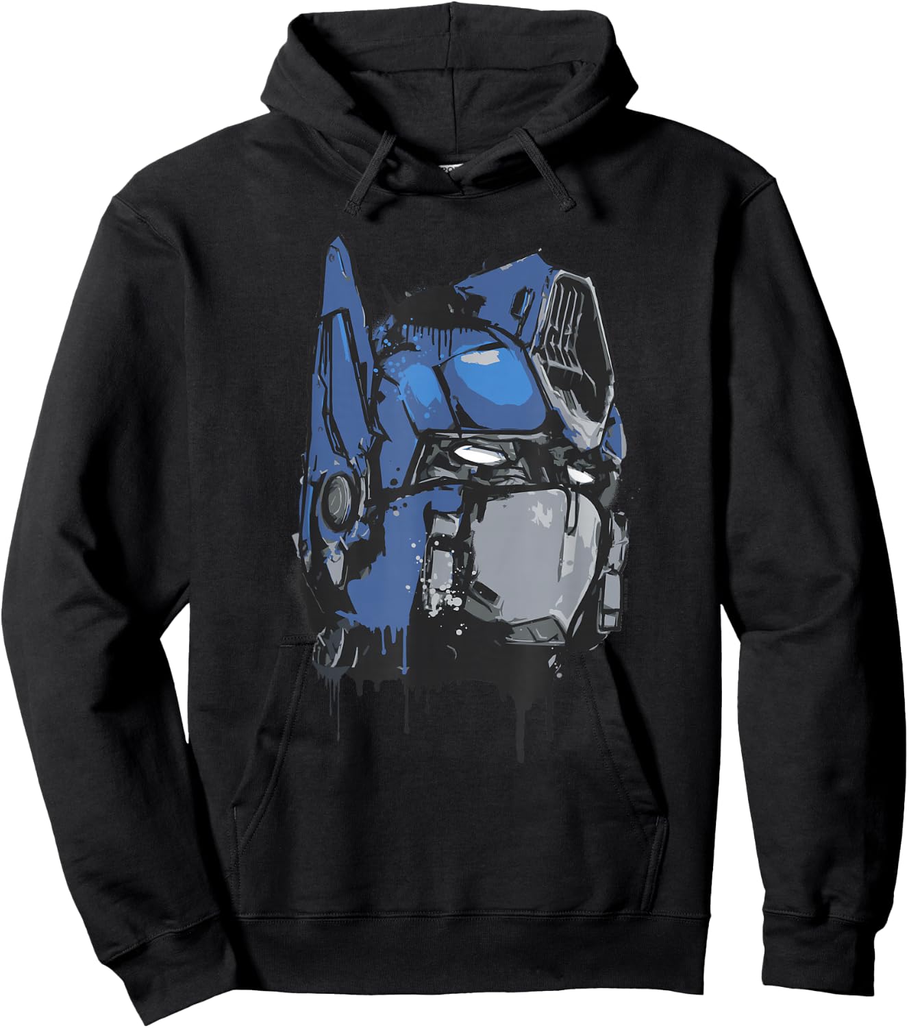 Transformers: Rise of the Beasts Optimus Dripping Retro Shot Hoodie - Hoodie | Black