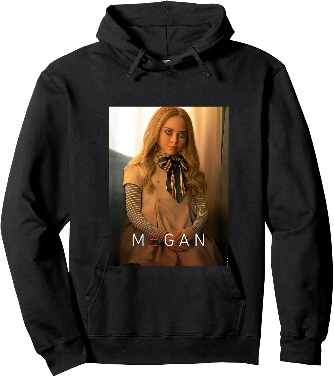 Megan Portrait Hoodie - Hoodie | Black