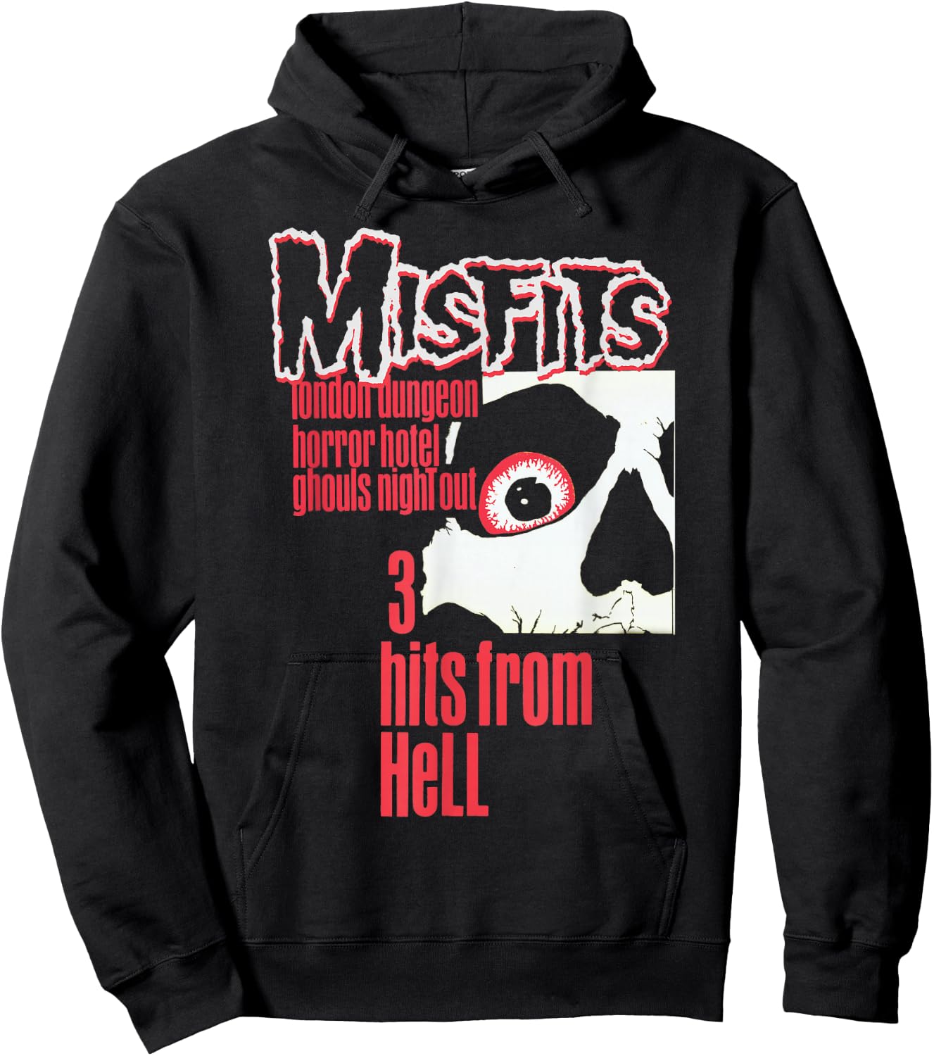 Misfits – 3 Hits from Hell Hoodie - Hoodie | Black