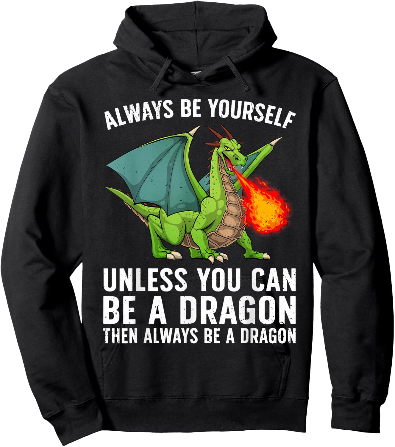 Cool Dragon Women Boys Kids Mythical Dragon Lovers Hoodie - Hoodie | Black