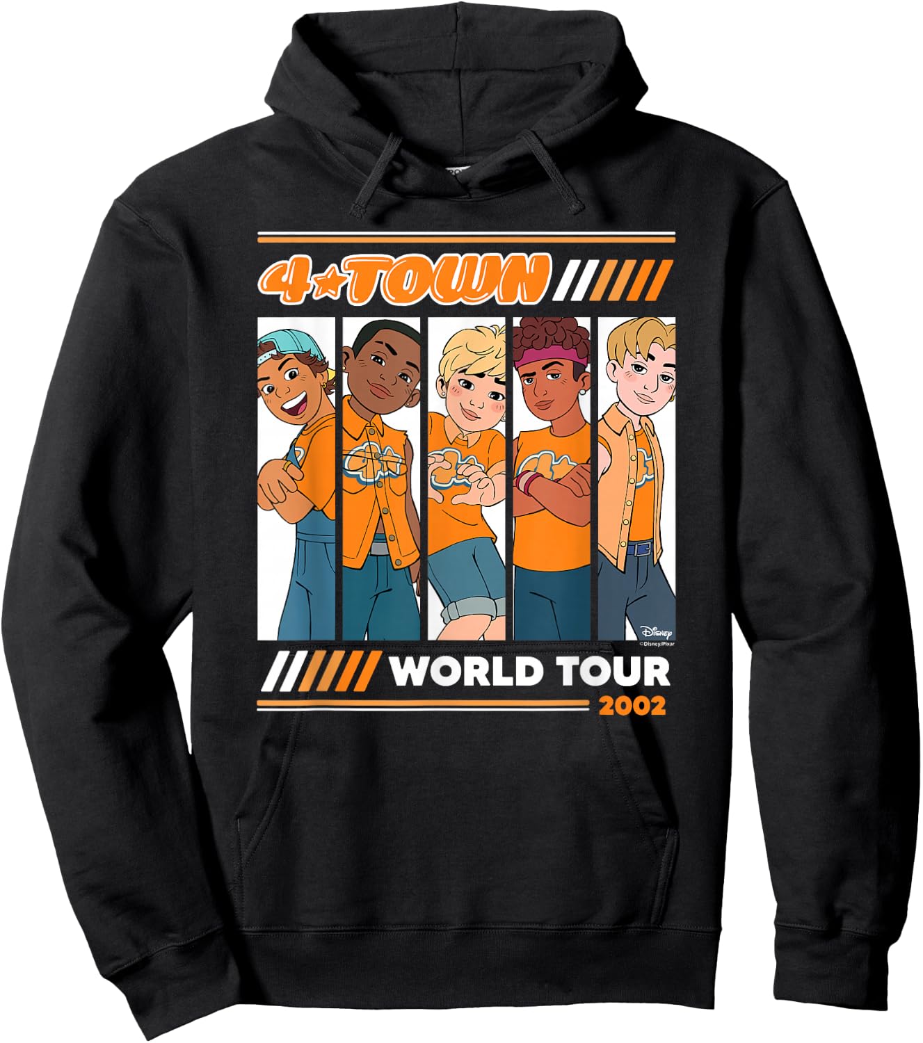 Turning Red - 4 Town 2002 Tour Hoodie - Hoodie | Black