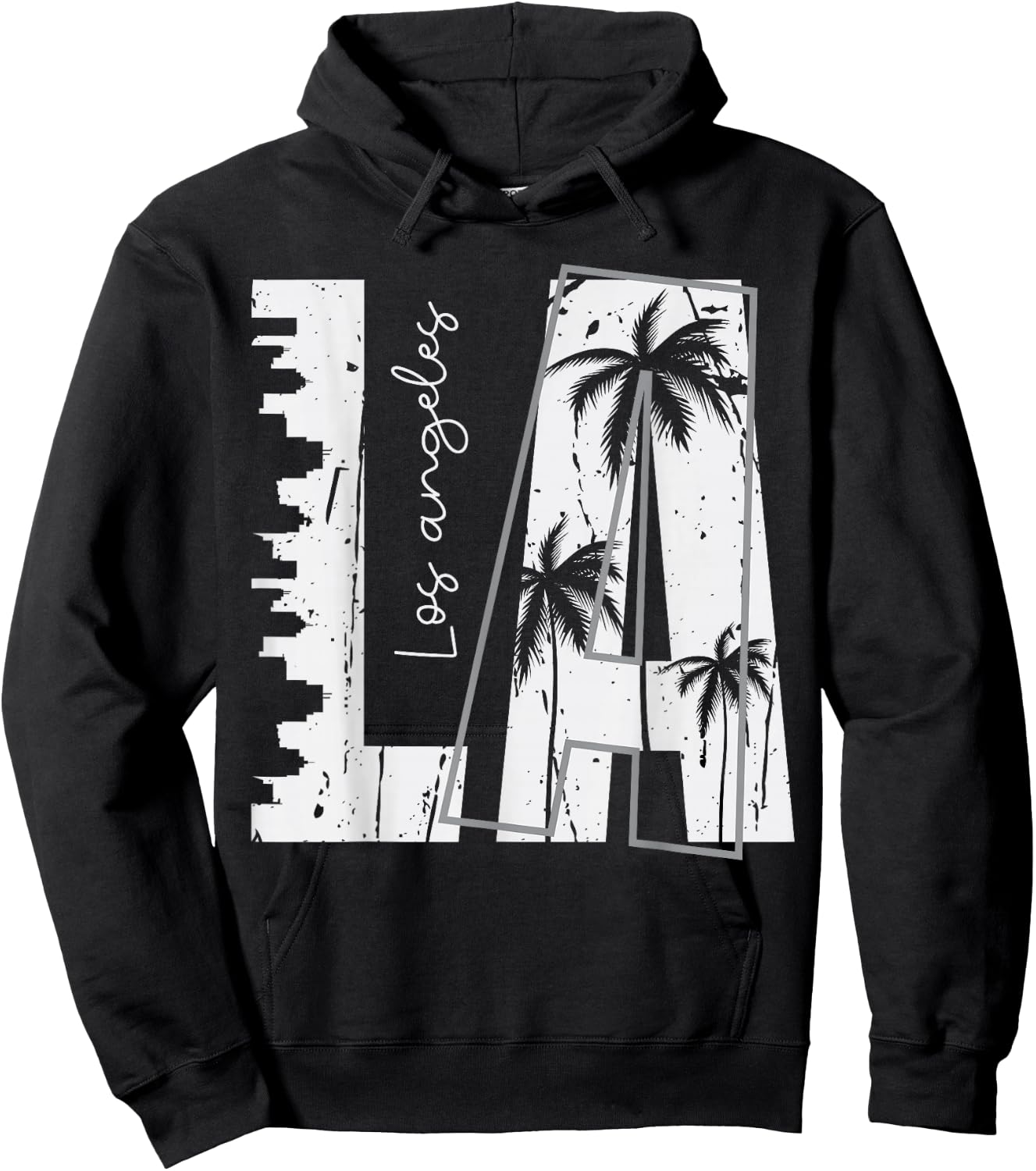 LA Los Angeles Hoodie - Hoodie | Black