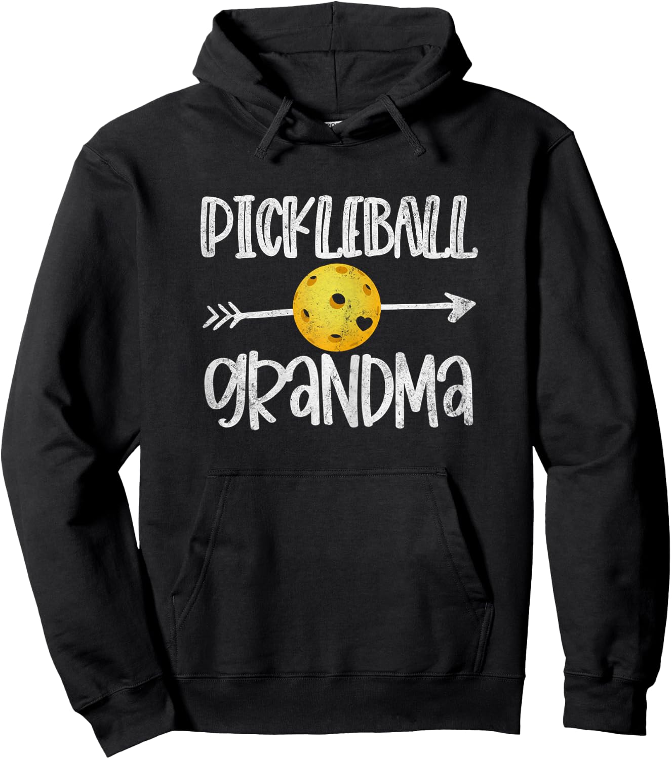 Funny Pickleball Grandma Pickleball Player Gift Hoodie - Hoodie | Black