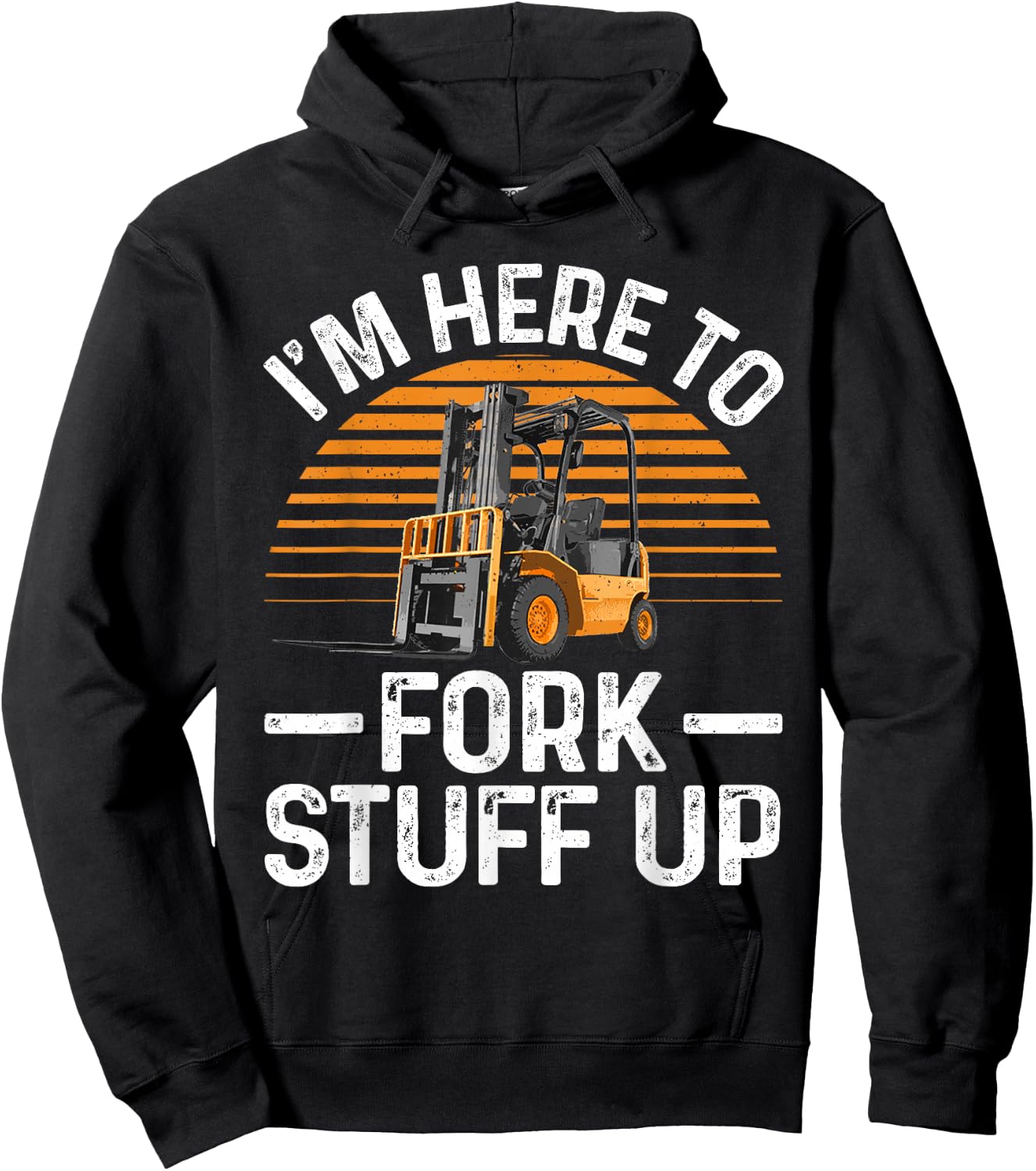 Funny Forklift Art Women Certified Forklift Drivers Hoodie - Hoodie | Black