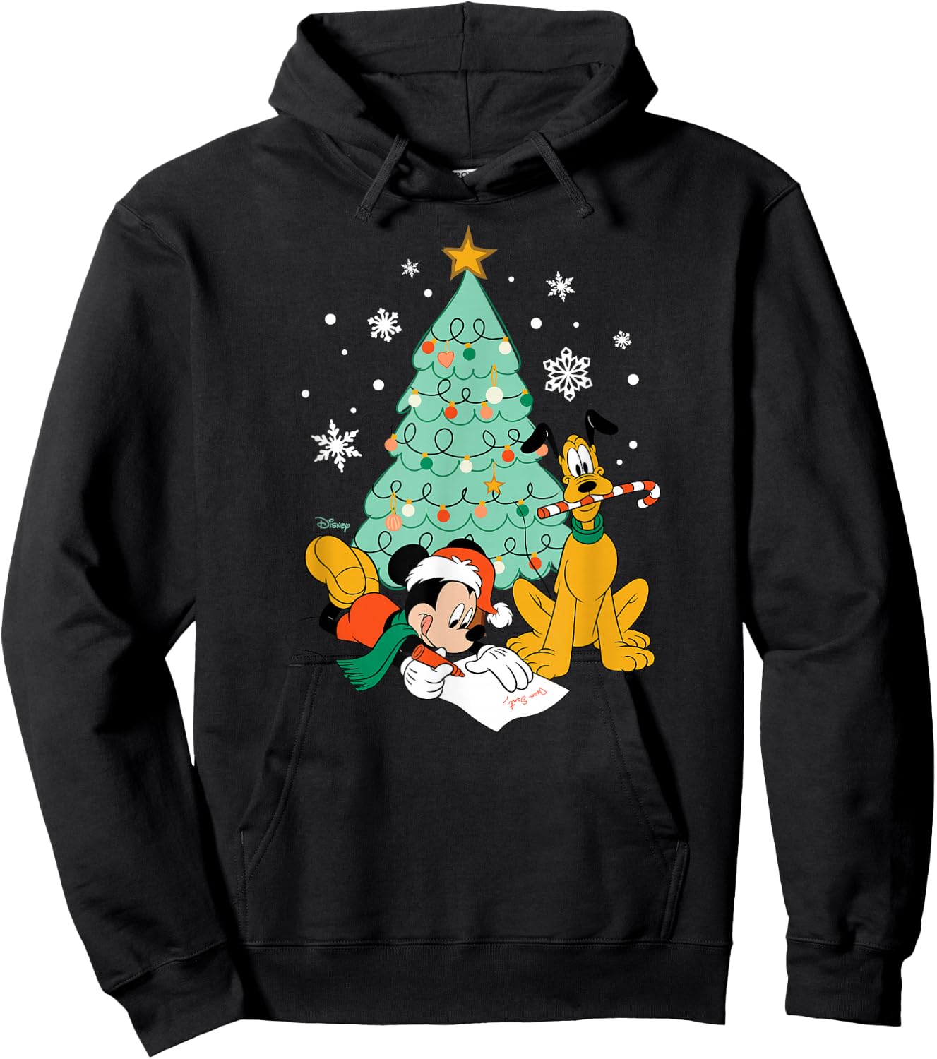 Mickey & Pluto - XMAS Tree Hoodie - Hoodie | Black