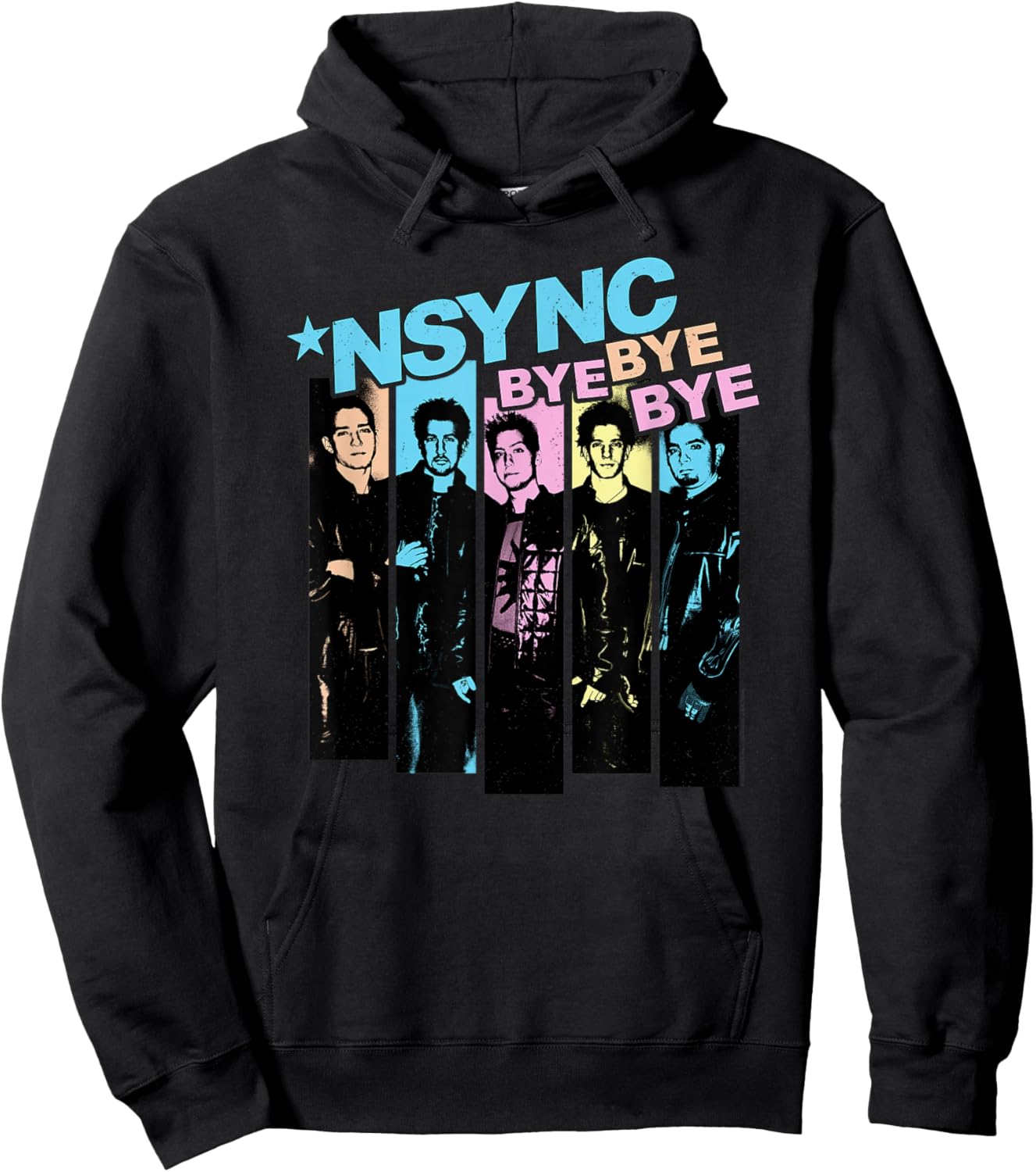 NSYNC Official Neon Bye Bye Bye Hoodie - Hoodie | Black