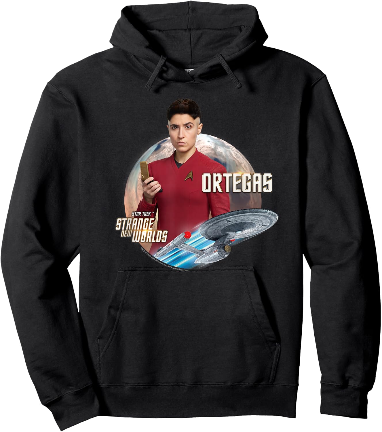 Star Trek Strange New Worlds Ortegas Hoodie - Hoodie | Black