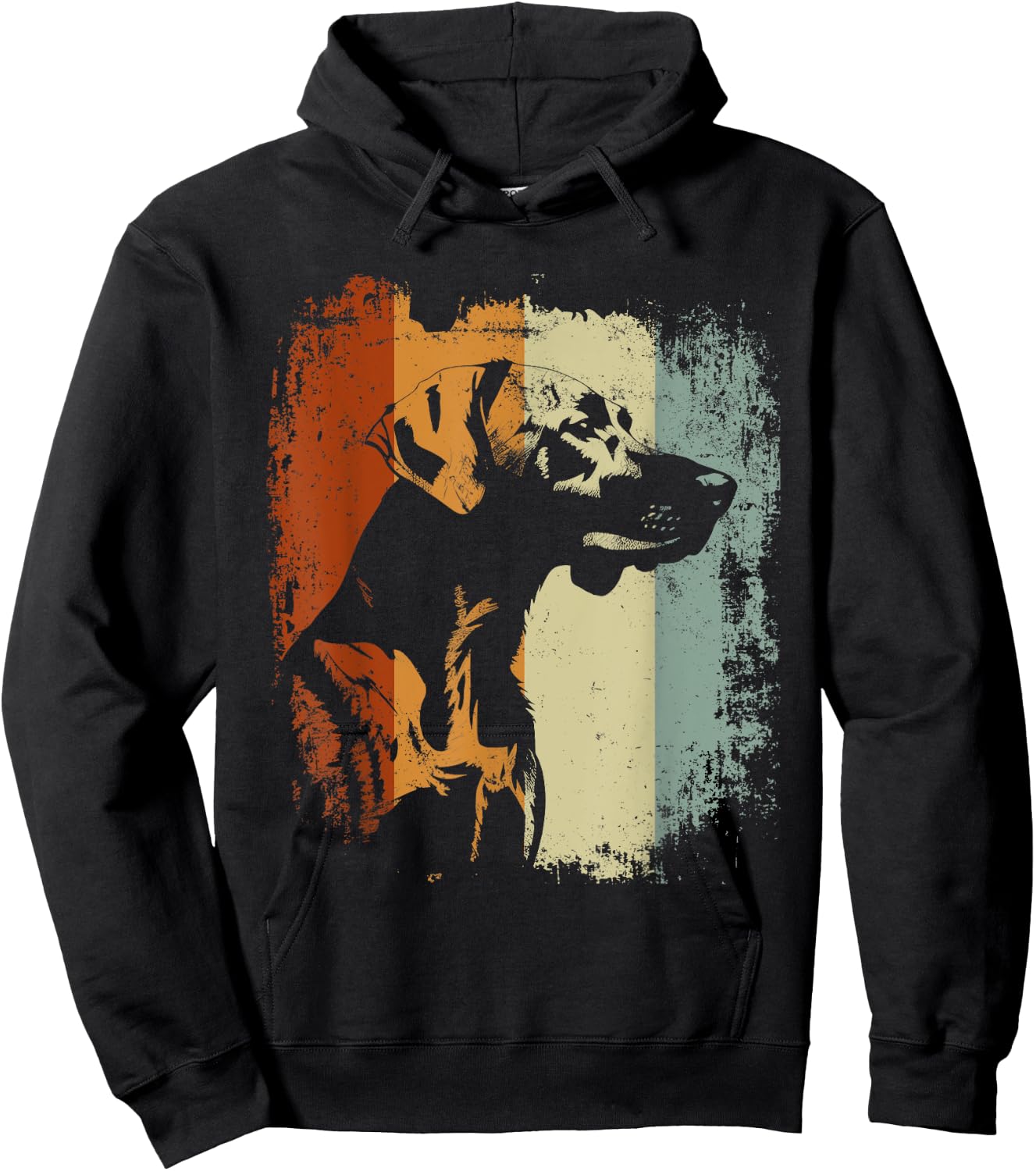Plott Hound Retro Vintage Design Hoodie - Hoodie | Black