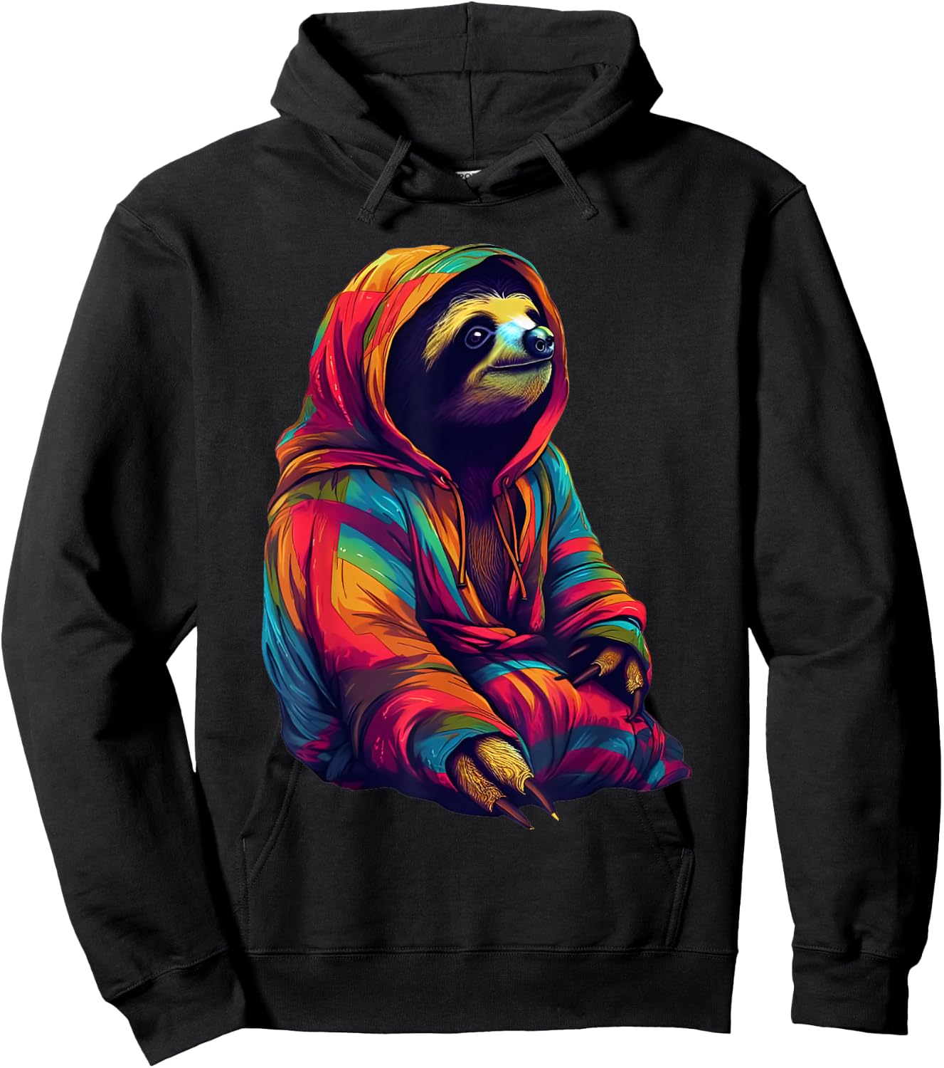 Zen Sloth Hoodie - Hoodie | Black