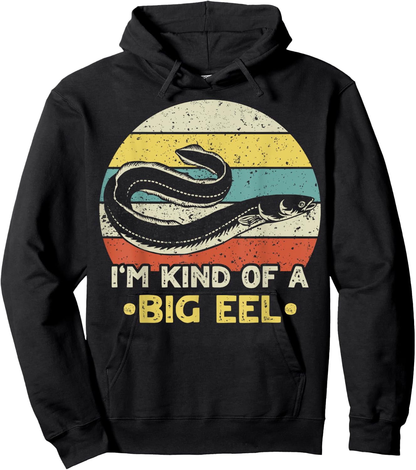 I'm kind of a big eel Design for an Electric eel Lover Hoodie - Hoodie | Black