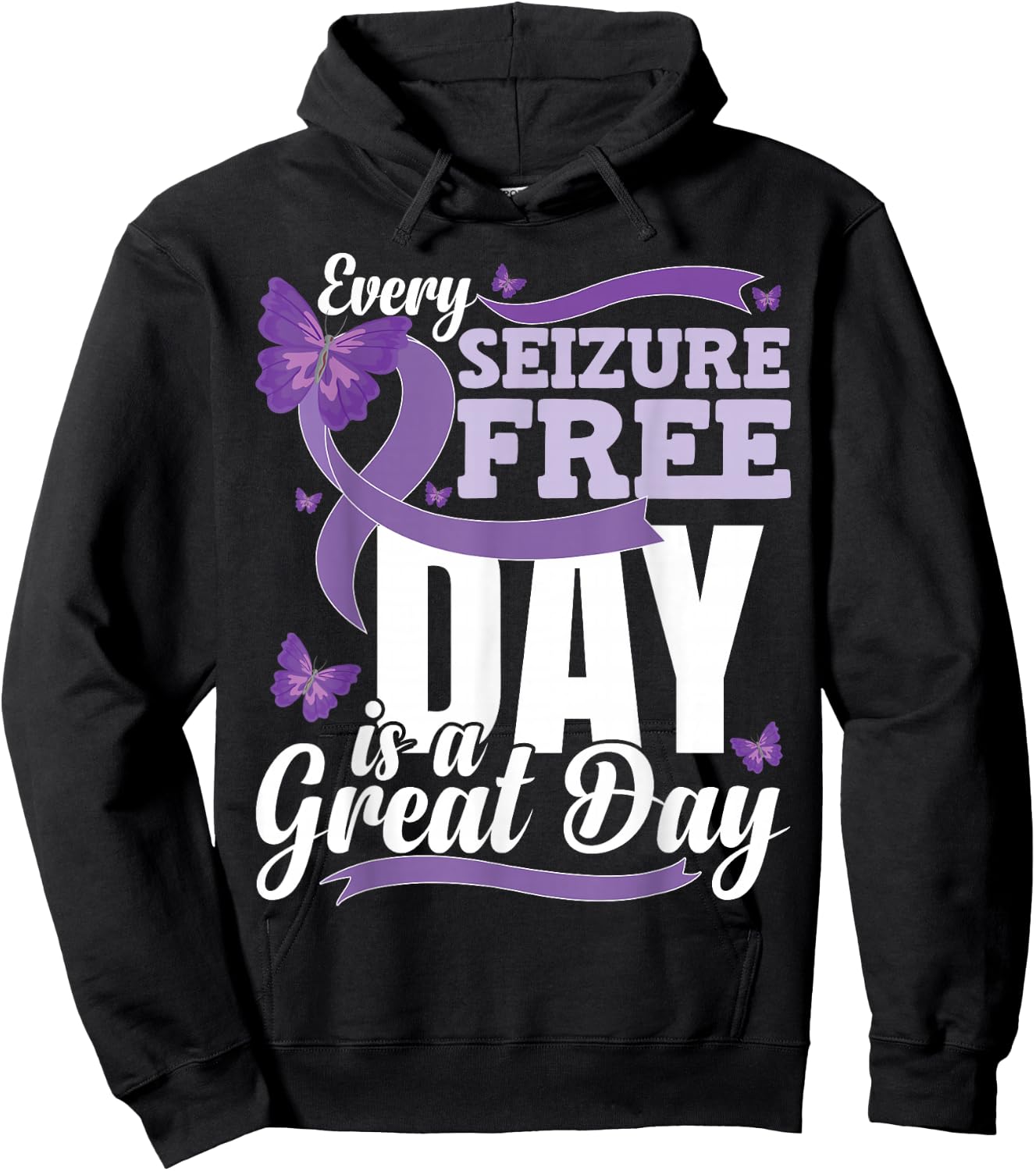Epilepsy Awareness Month Quote Epilepsy Hoodie - Hoodie | Black