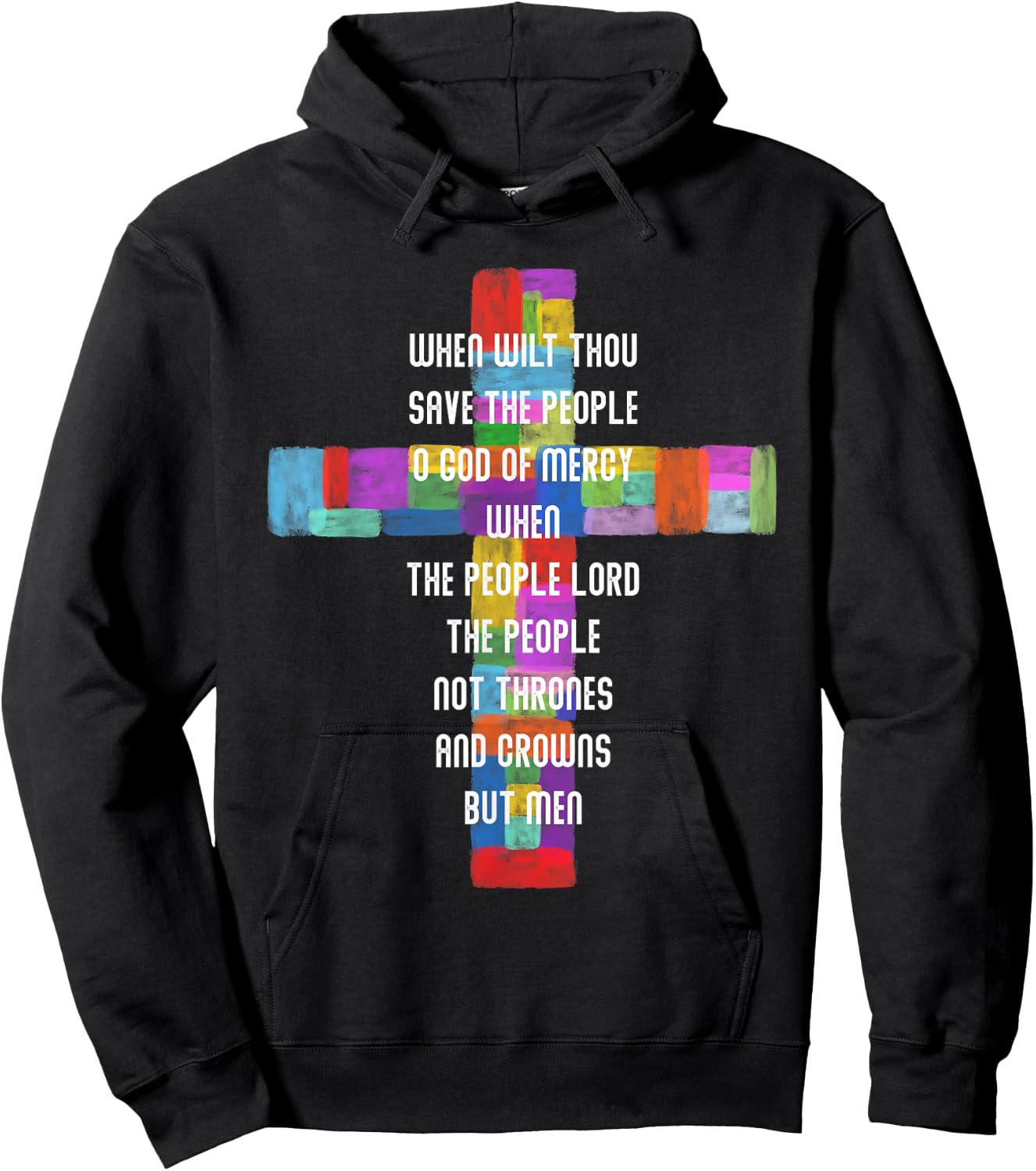 Save The People Godspell Musical Theatre Hoodie - Hoodie | Black
