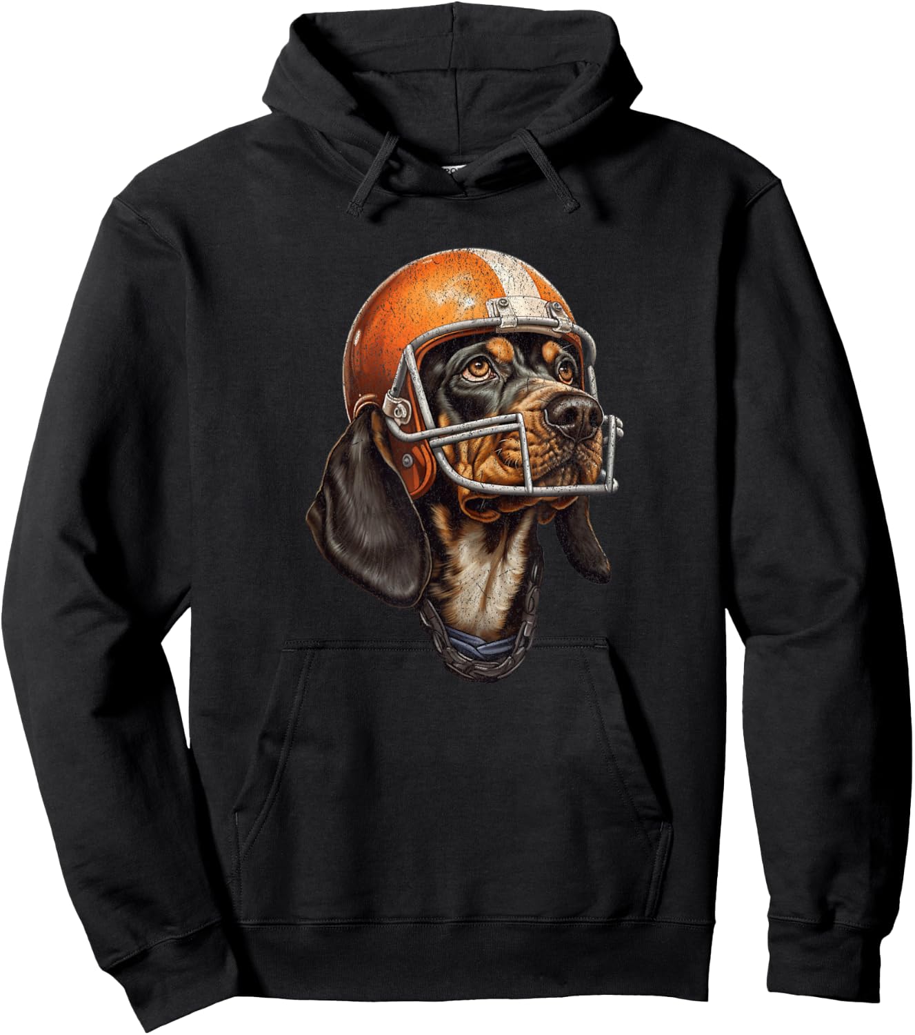 Tennessee Coonhound Dog Sport Lovers | Tennessee Tri Stars Men Women Girls Kids Hoodie - Hoodie | Black