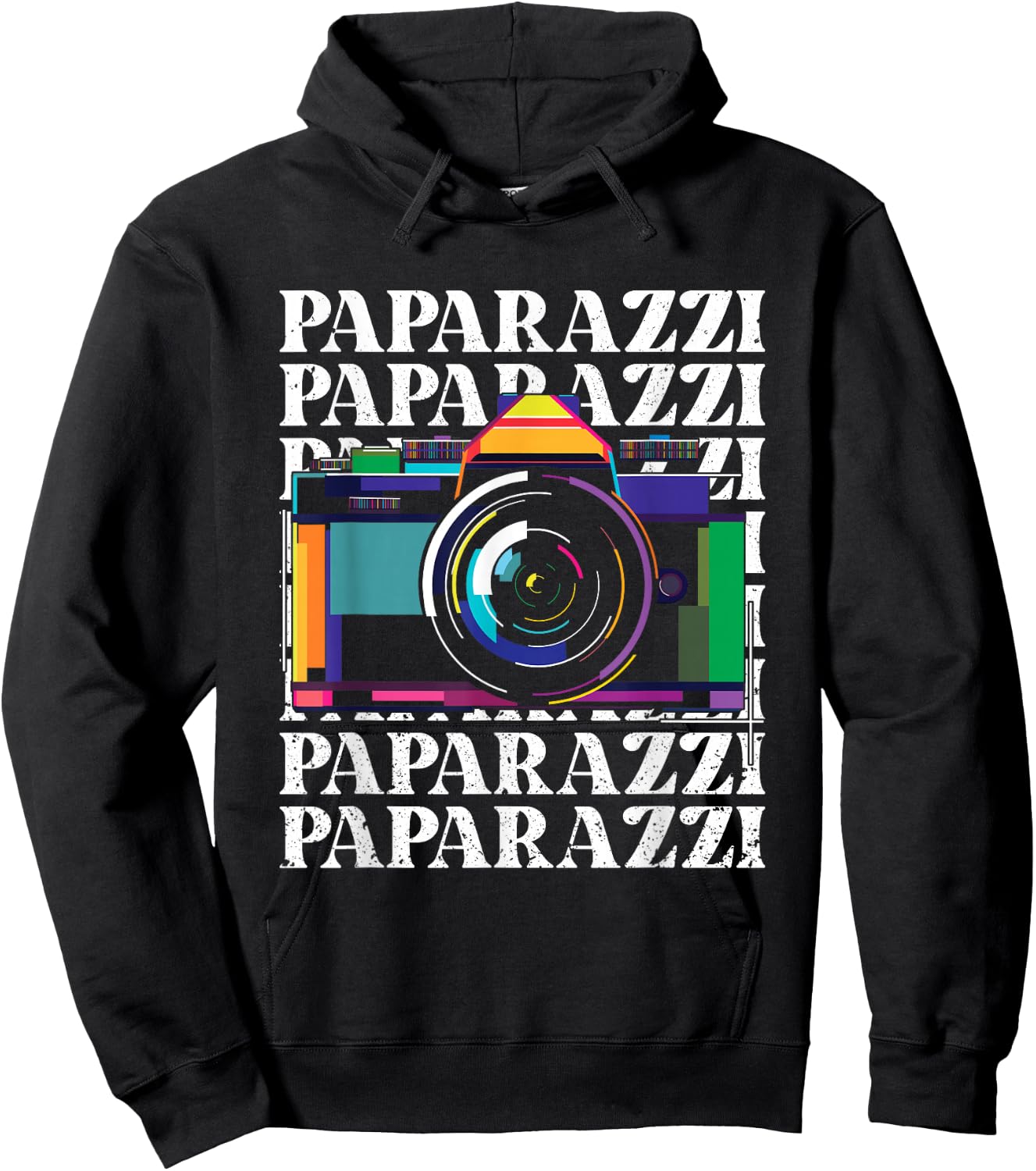 Paparazzi | Yellow Journalism Press | Photographer Camera Hoodie - Hoodie | Black
