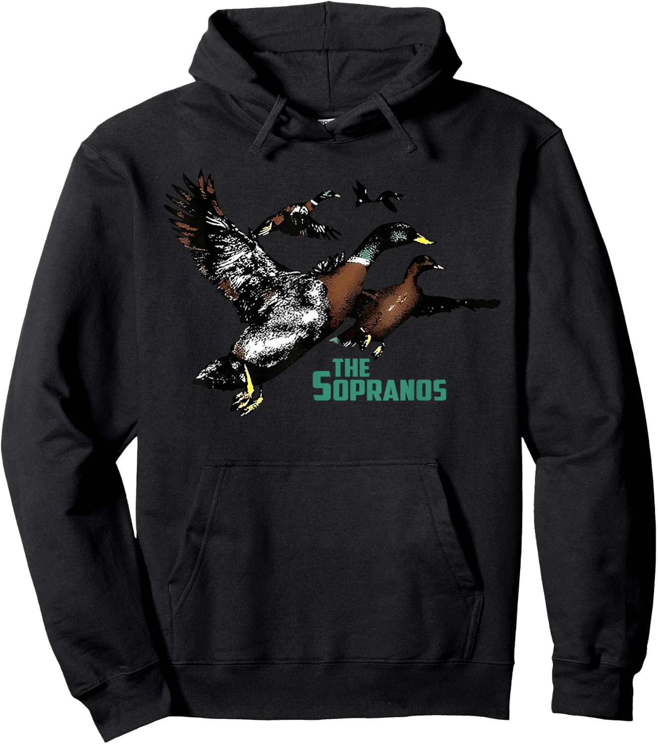 Ducks The Sopranos Do You Feel Depressed The Duck Left I Hoodie - Hoodie | Black