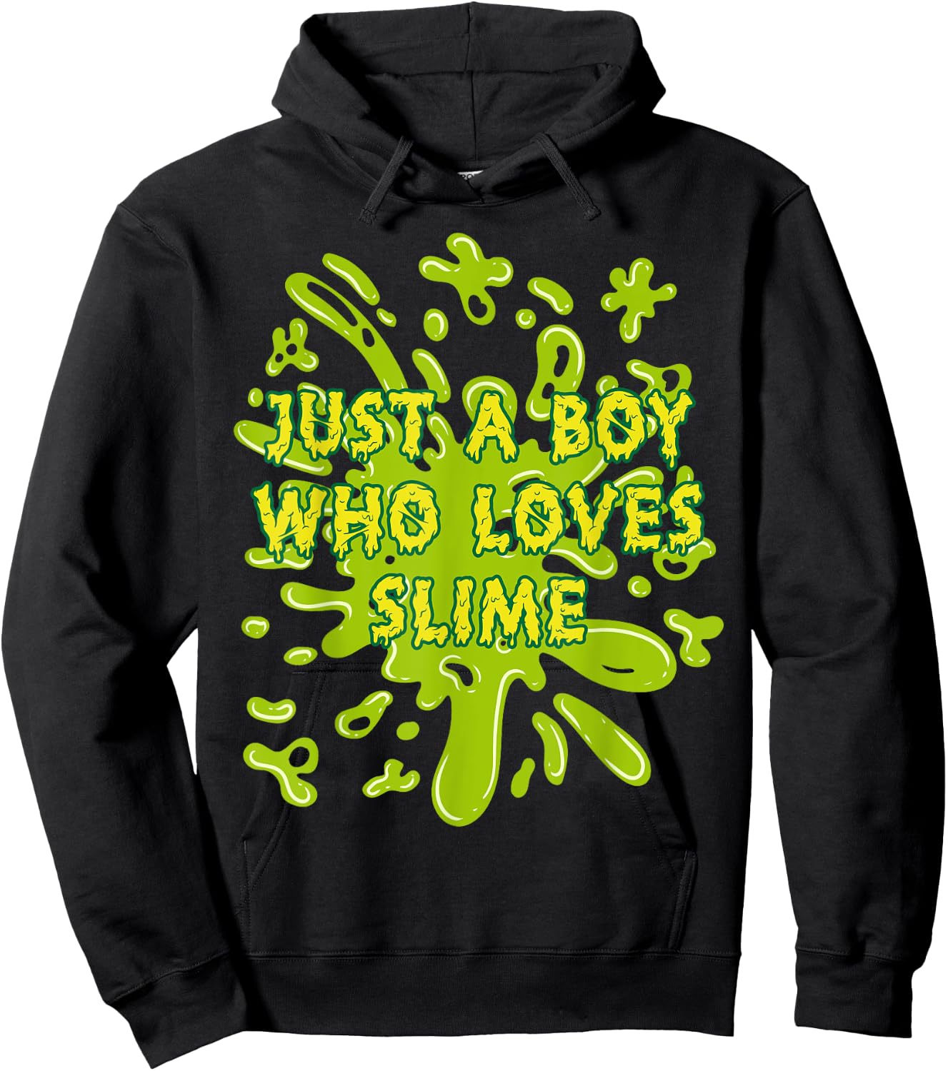 Just A Boy Who Loves Slime Squishy Slime king Hoodie - Hoodie | Black
