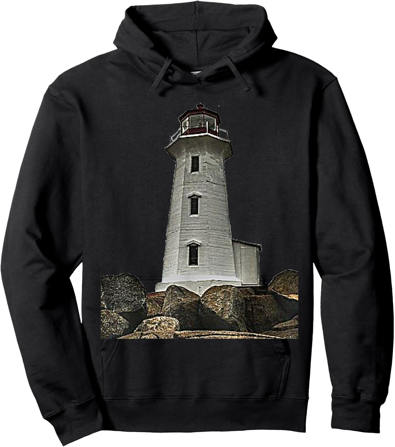 Lighthouse Shirt Beacon Light Tower Hoodie - Hoodie | Black