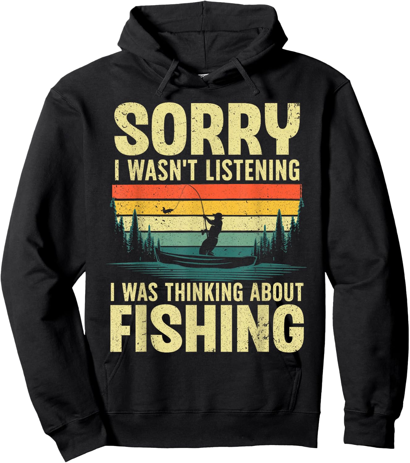 Cool Fishing Women Fisherman Bass Trout Fish Hunting Small Hoodie - Hoodie | Black