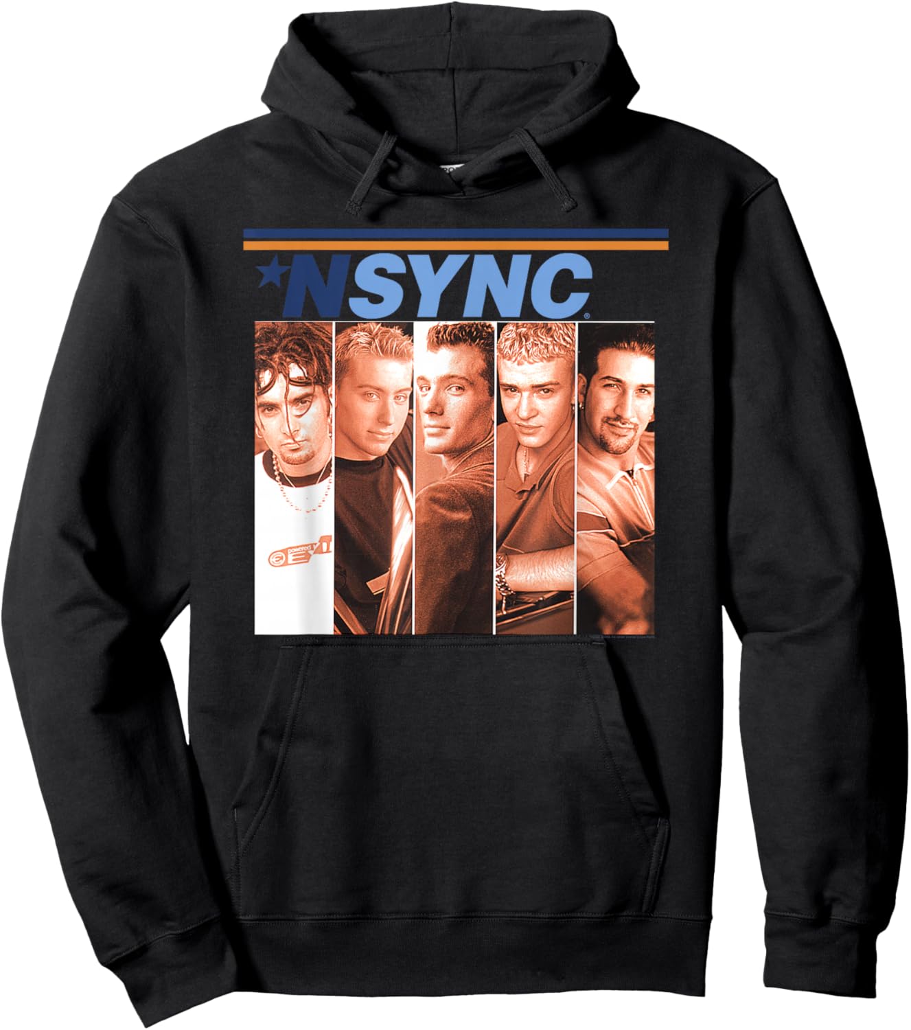 NSYNC Official 'NSYNC Debut Album Cover Hoodie - Hoodie | Black
