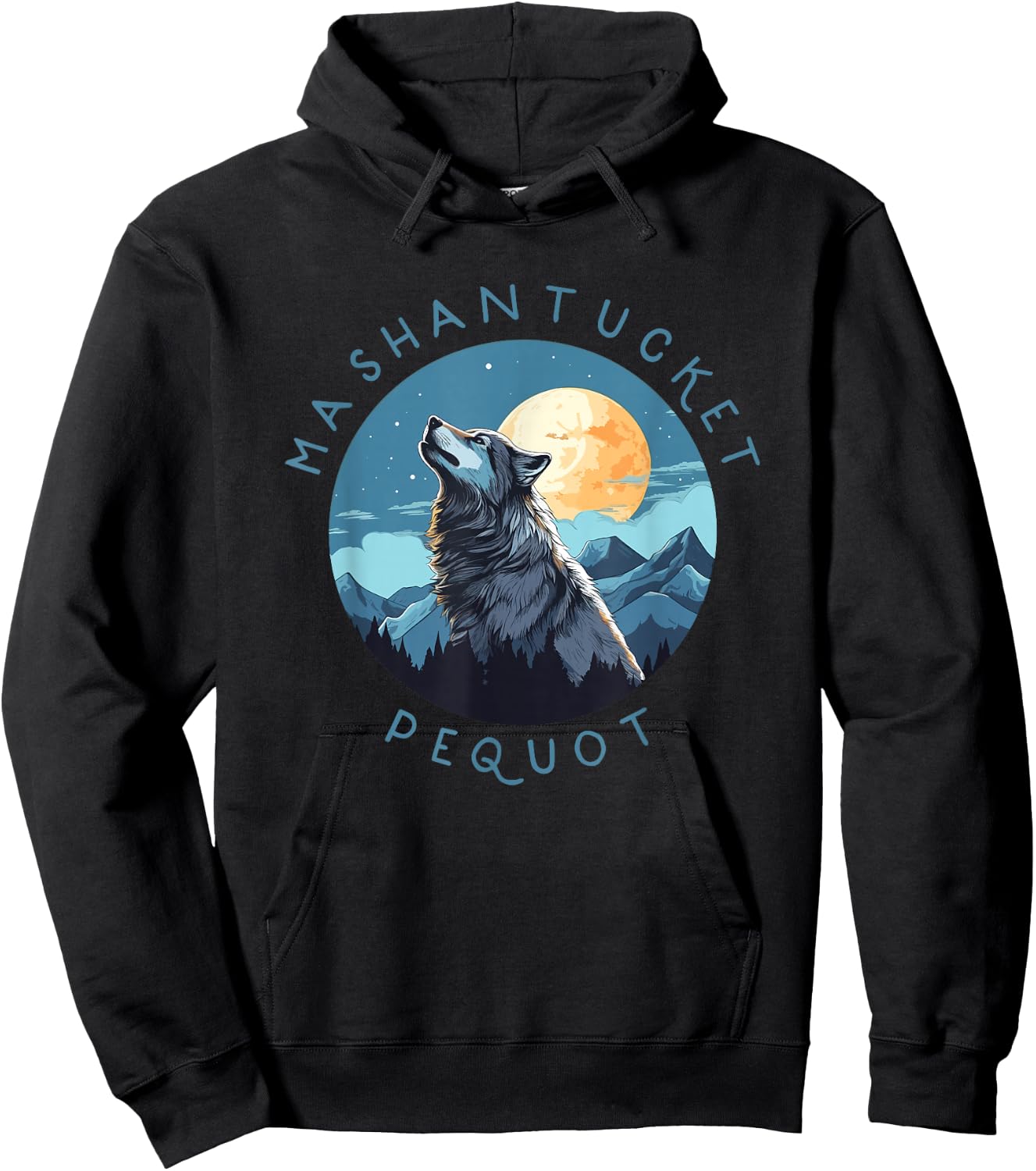 Mashantucket Pequot Indian Tribe Native American Indigenous Hoodie - Hoodie | Black