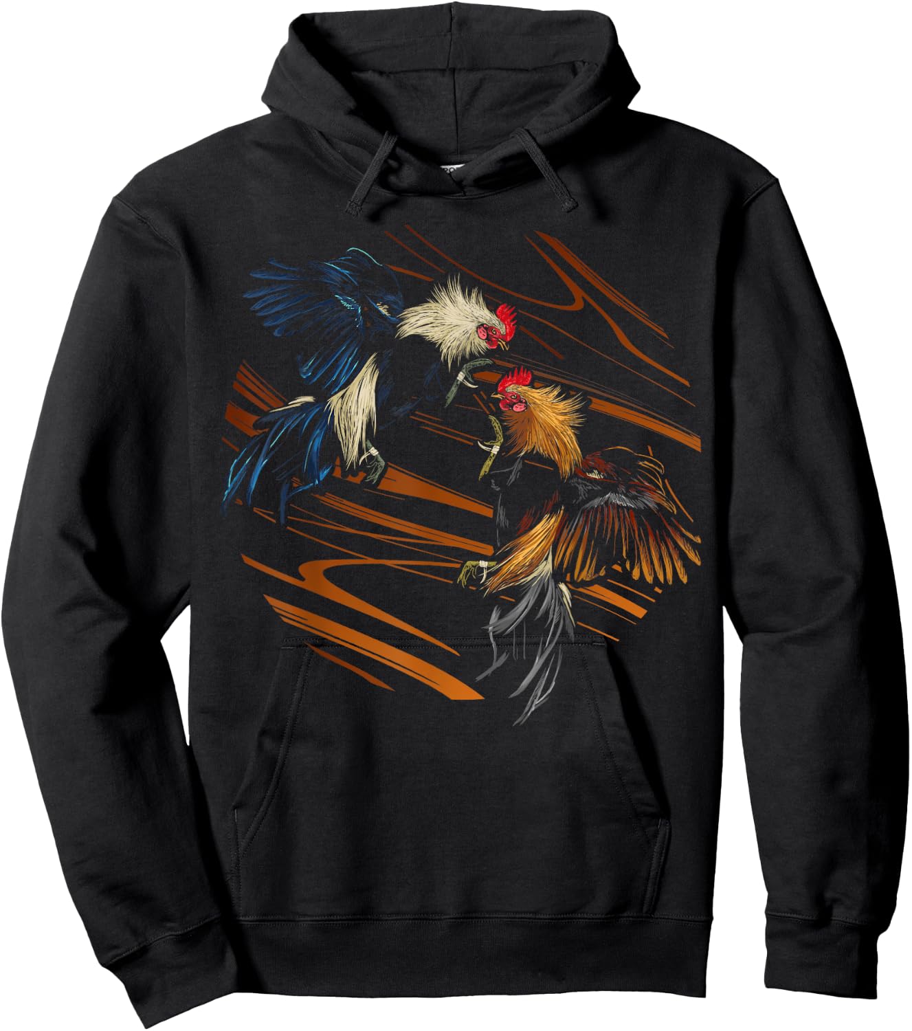 Peleas De Gallos Cockfighter Game Fowl Cockfighting Rooster Hoodie - Hoodie | Black