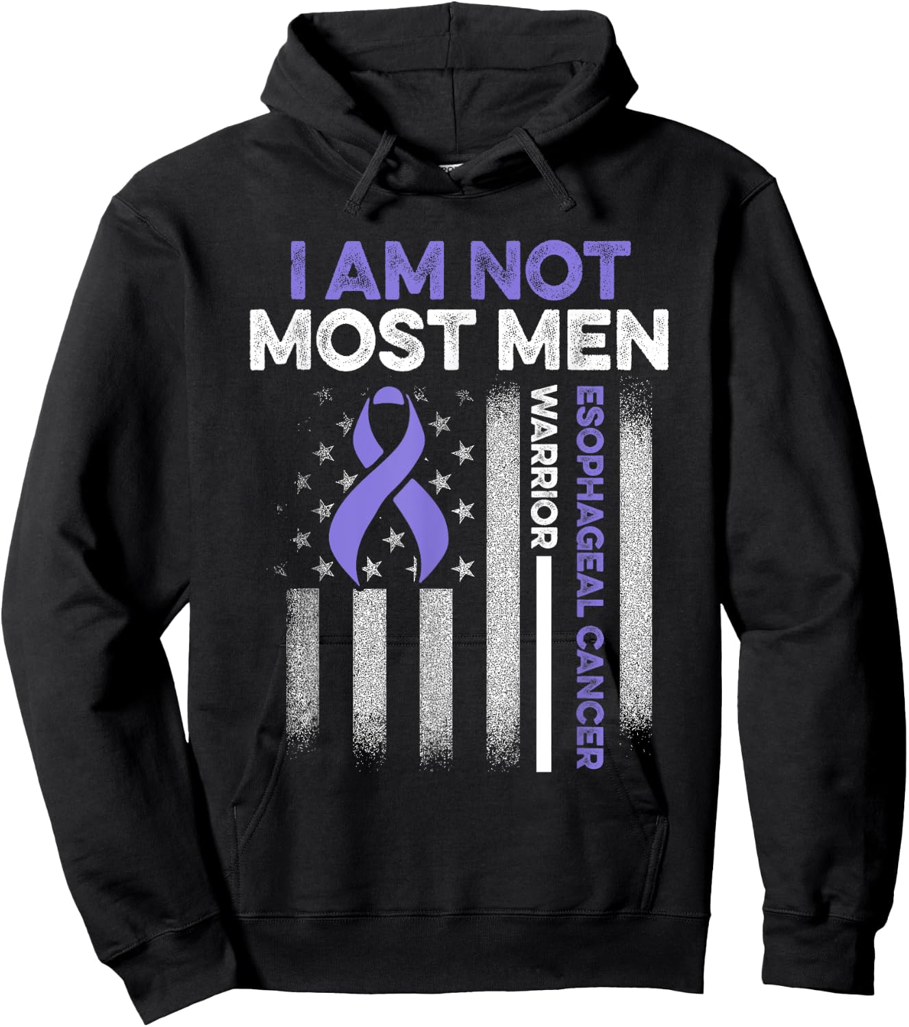 Esophageal Cancer Survivor Dose Esophagus Warrior Hoodie - Hoodie | Black