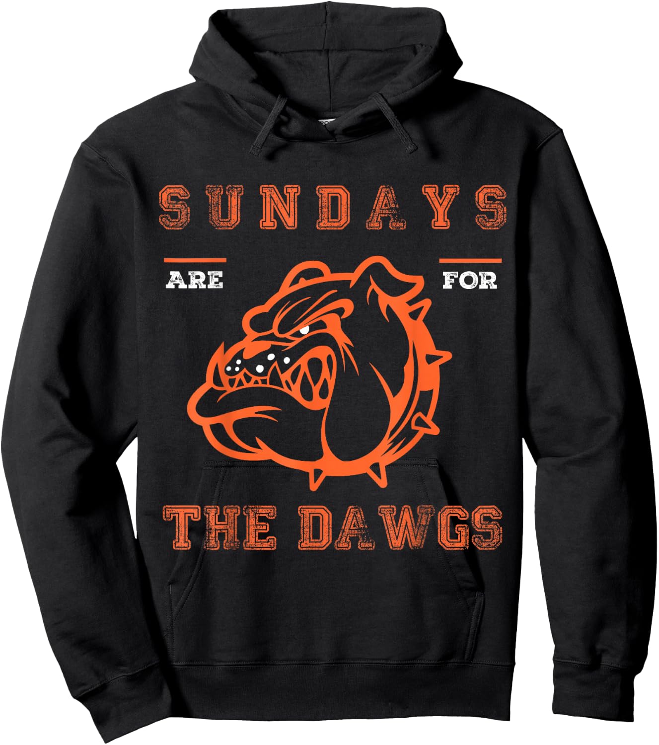 Sundays are for the Dawgs Cleveland Ohio Present Dawg Hoodie - Hoodie | Black