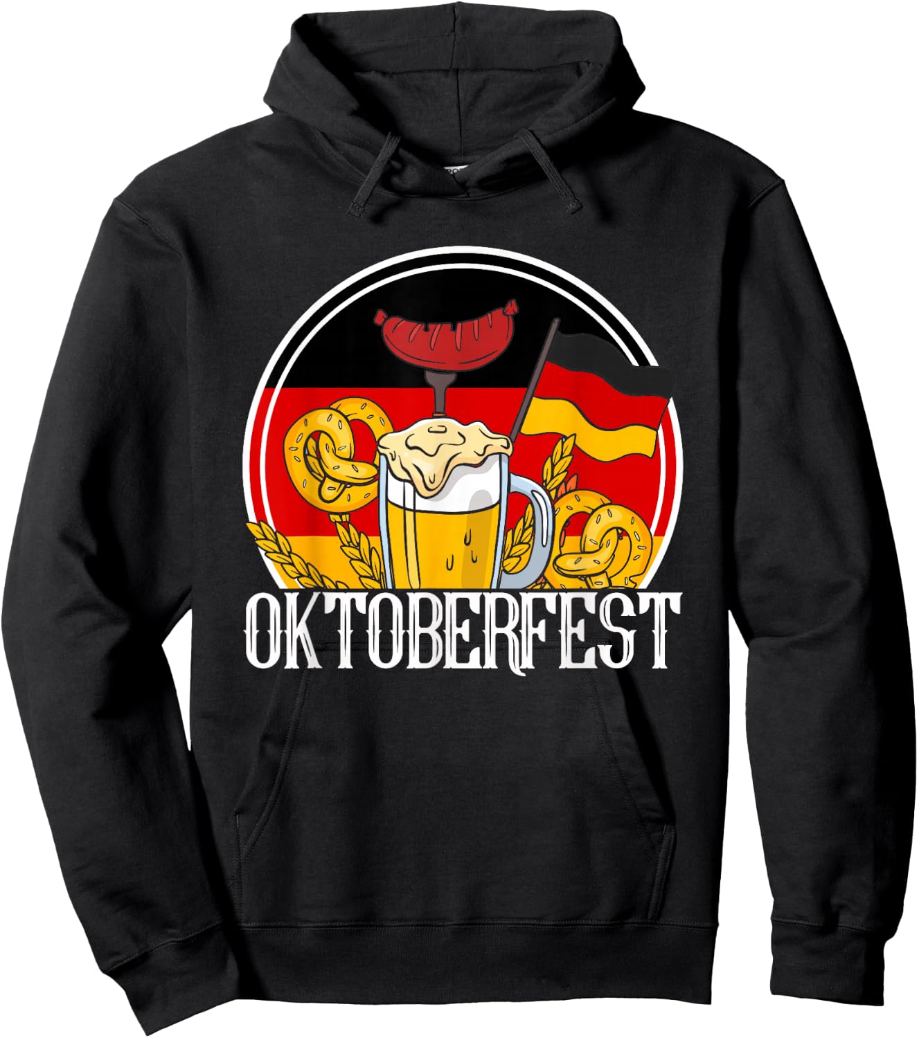 Oktoberfest 2025 Funny Oktoberfest 2025 Costume Men Women Hoodie - Hoodie | Black