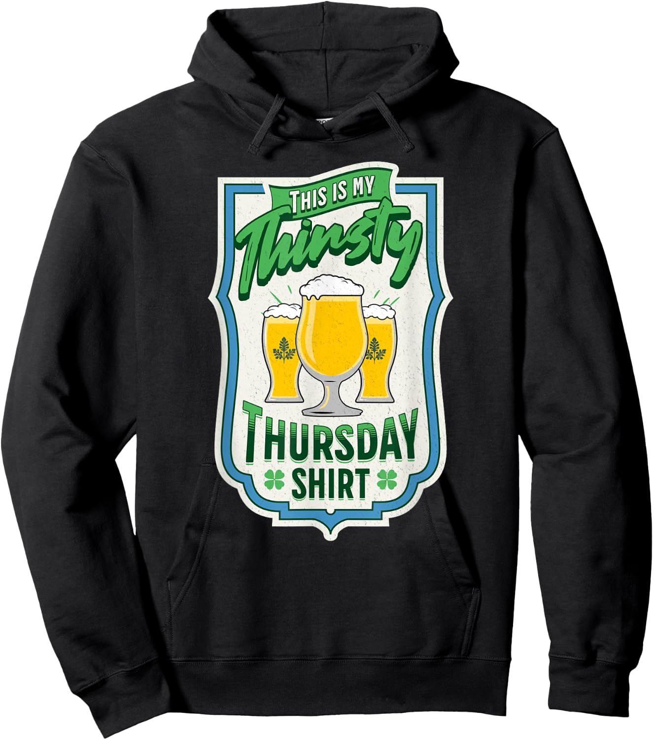Thirsty Thursday Beer Hoodie - Hoodie | Black