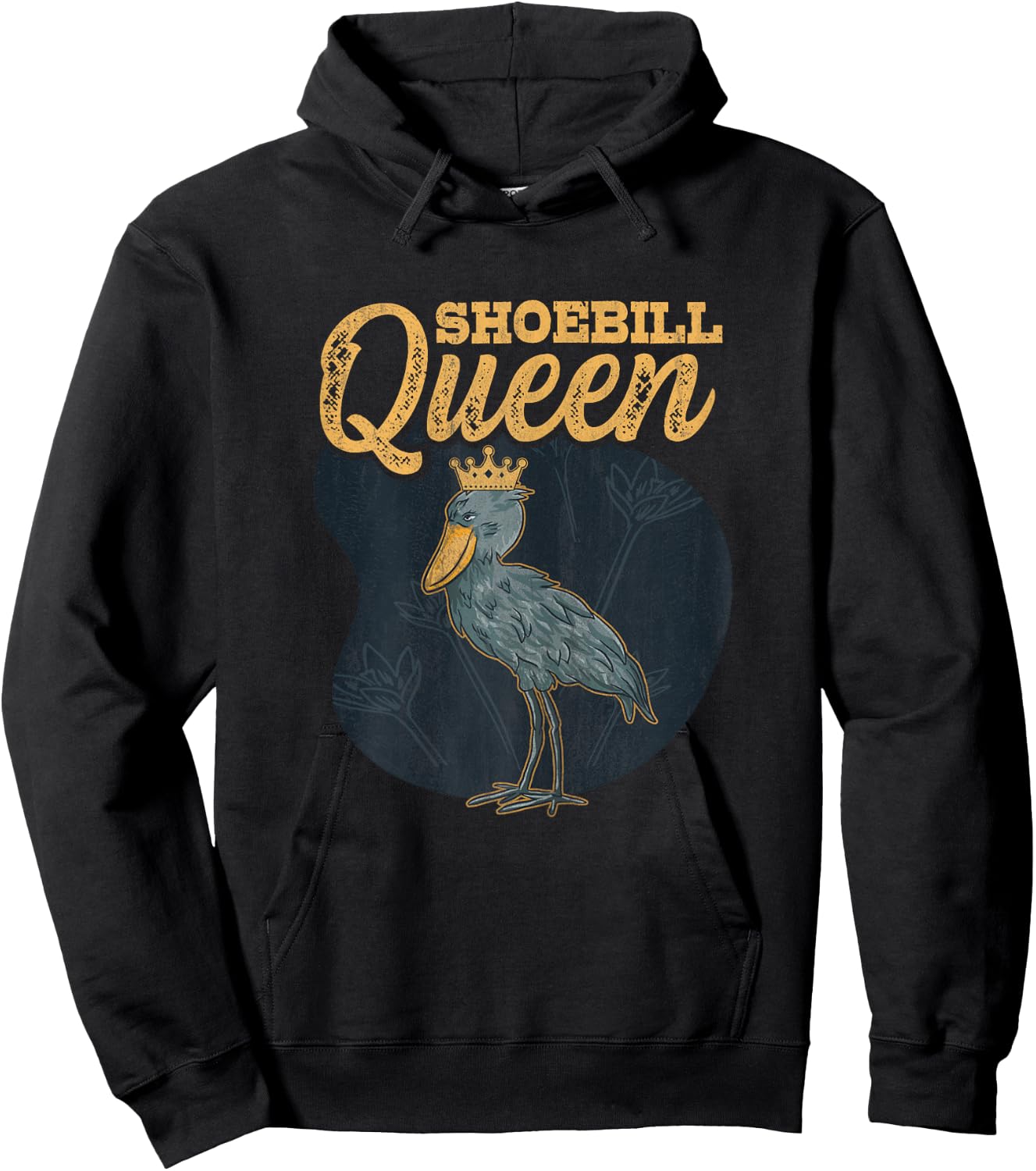 Shoebill Queen Design for a Shoebill stork lady Hoodie - Hoodie | Black