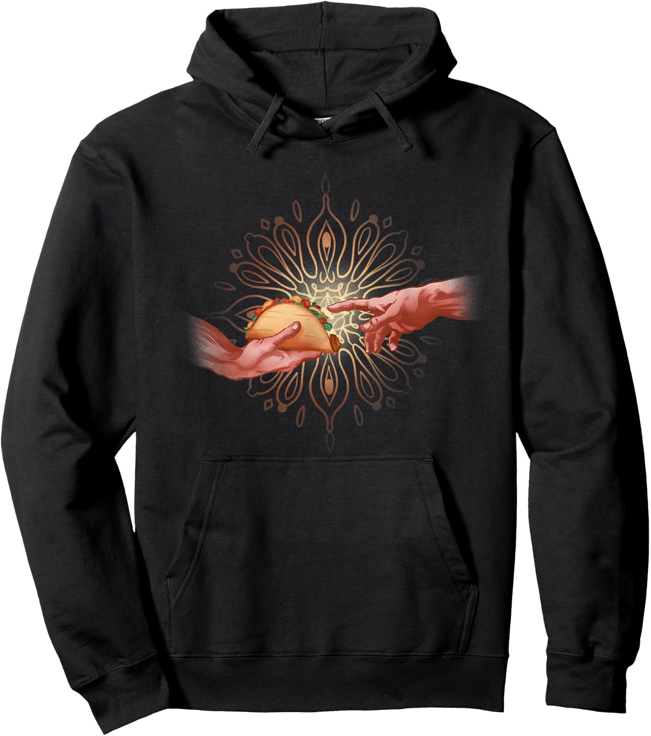 Taco Creation Funny Mexican Chicano Art Hoodie - Hoodie | Black