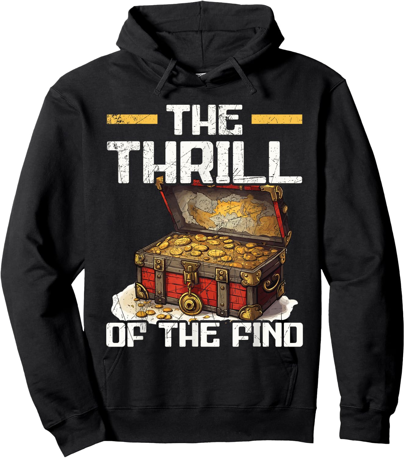 Treasure Hunter Metal Detecting Treasure Hunting Hoodie - Hoodie | Black
