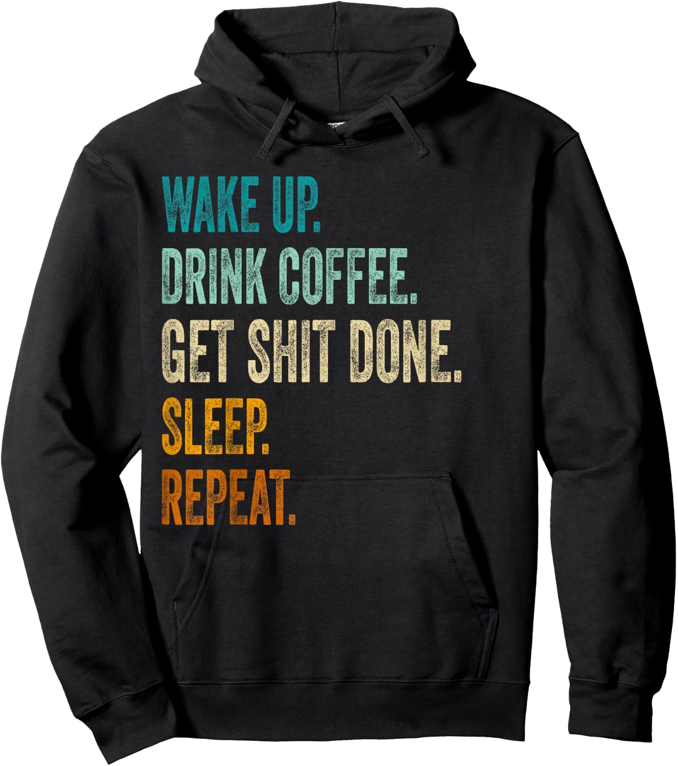 Get Things Done Shirt - Funny Motivational Hard Working Man Hoodie - Hoodie | Black