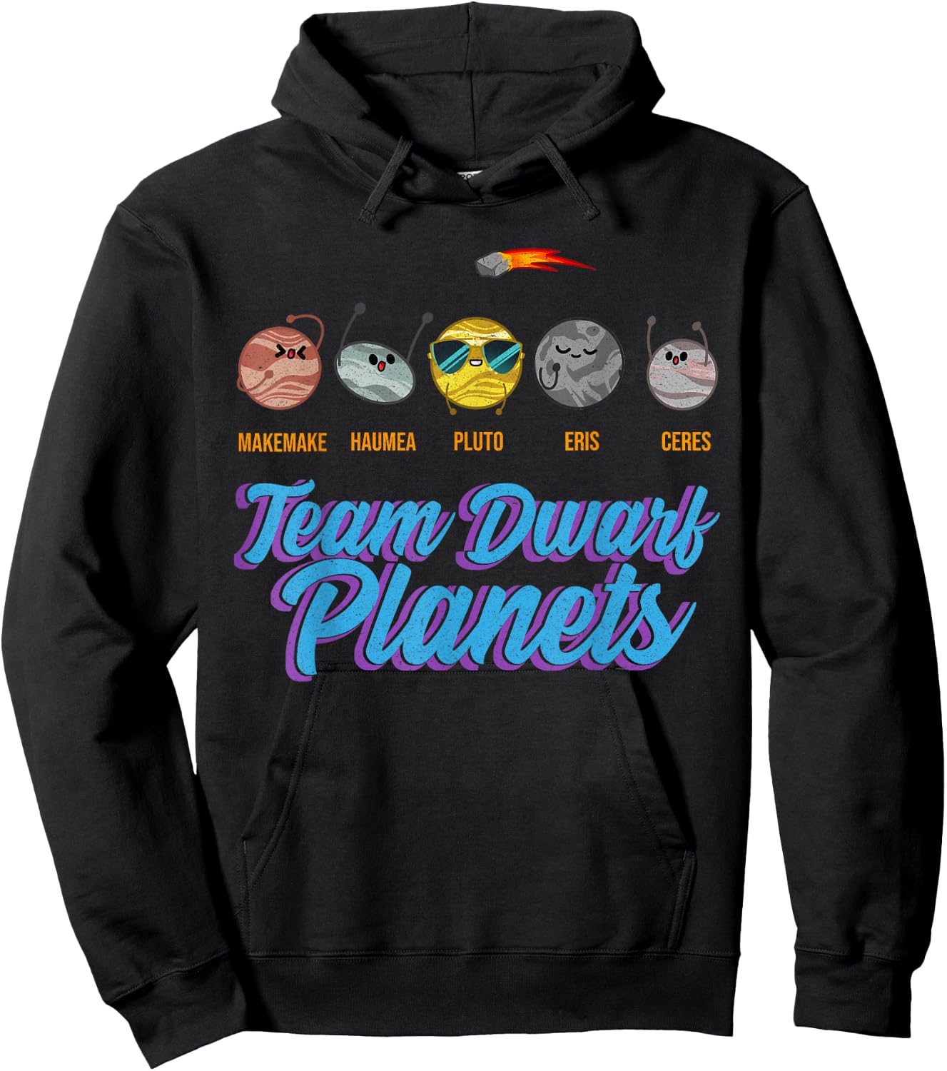 Team Dwarf Planets Small Astronomy Space Astronaut Fans Hoodie - Hoodie | Black