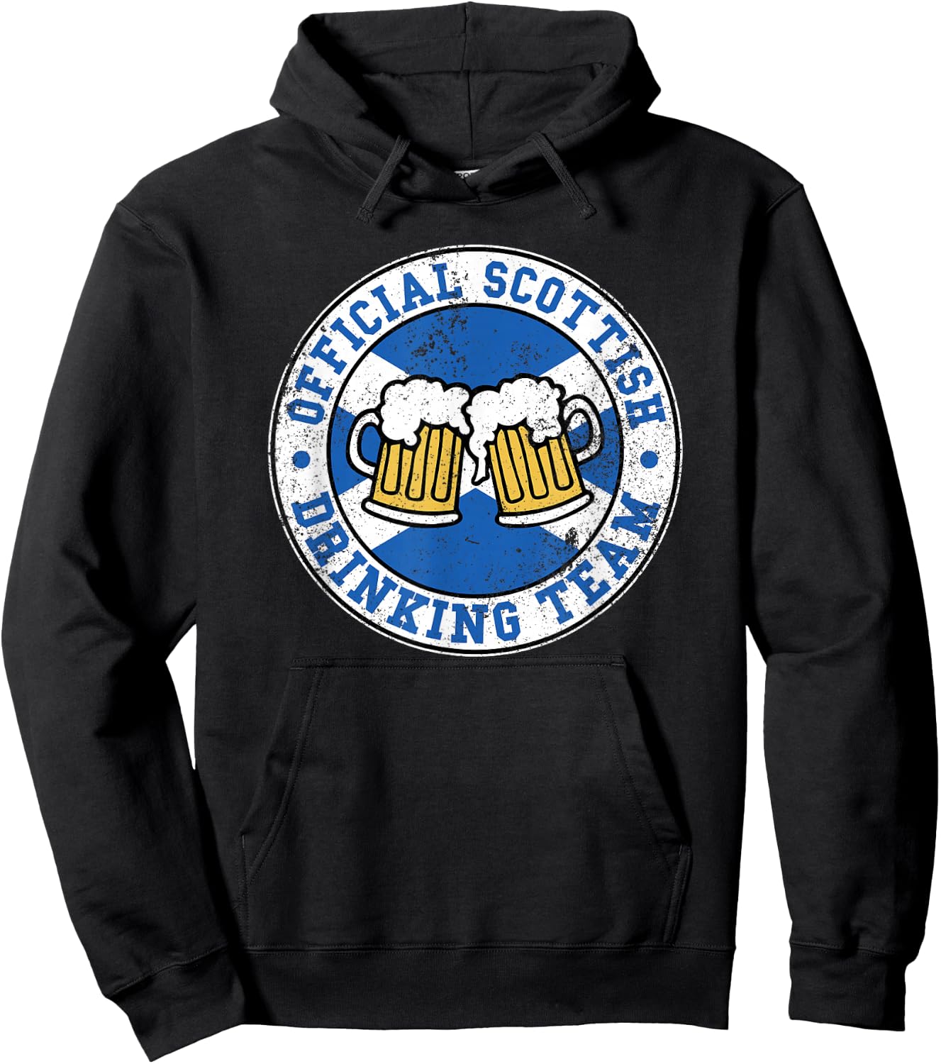 Official Scottish Drinking Team Funny Scotland Drinking Team Hoodie - Hoodie | Black