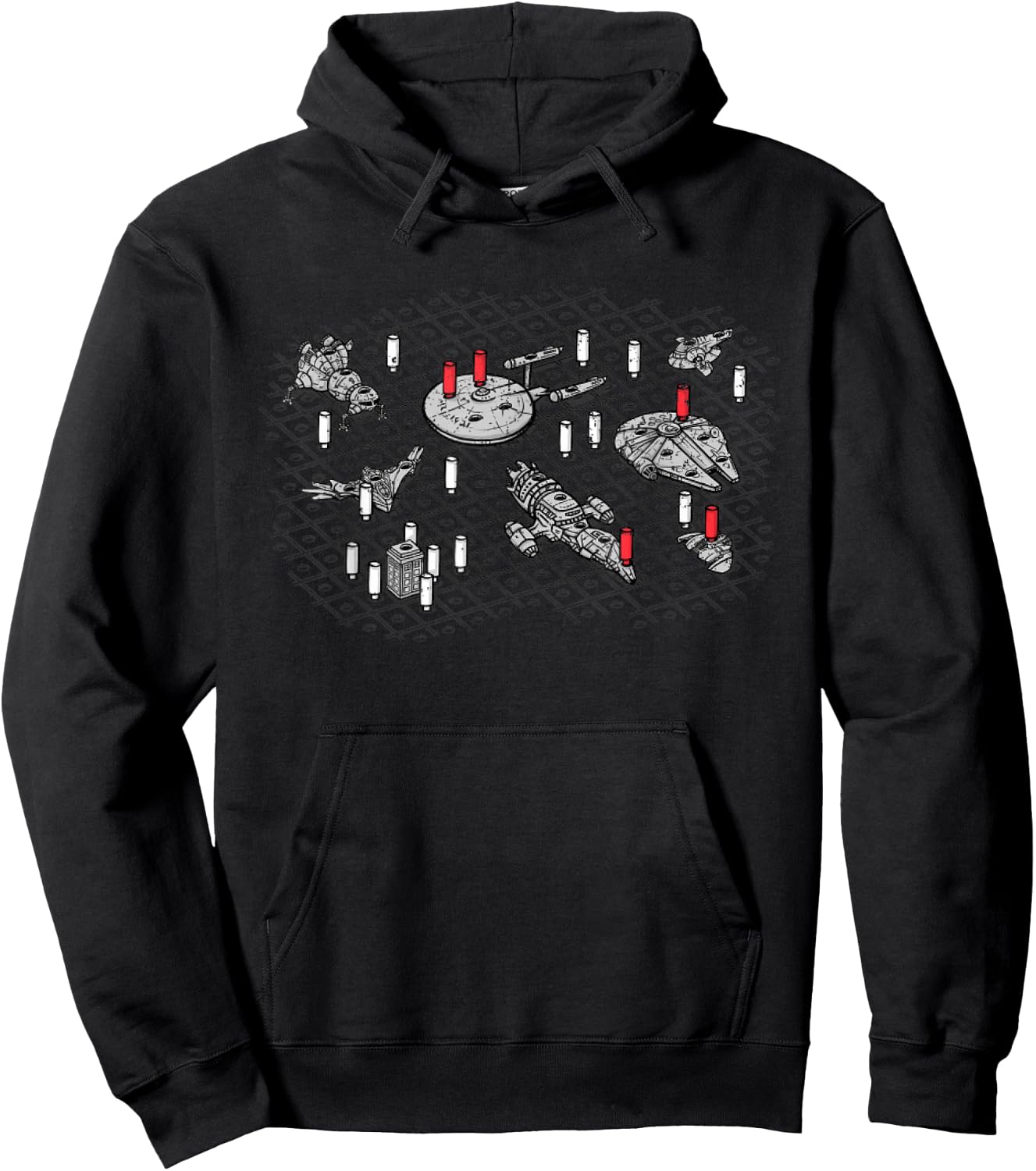 Vintage Intergalactic Battleship Firefly Serenity Hoodie - Hoodie | Black