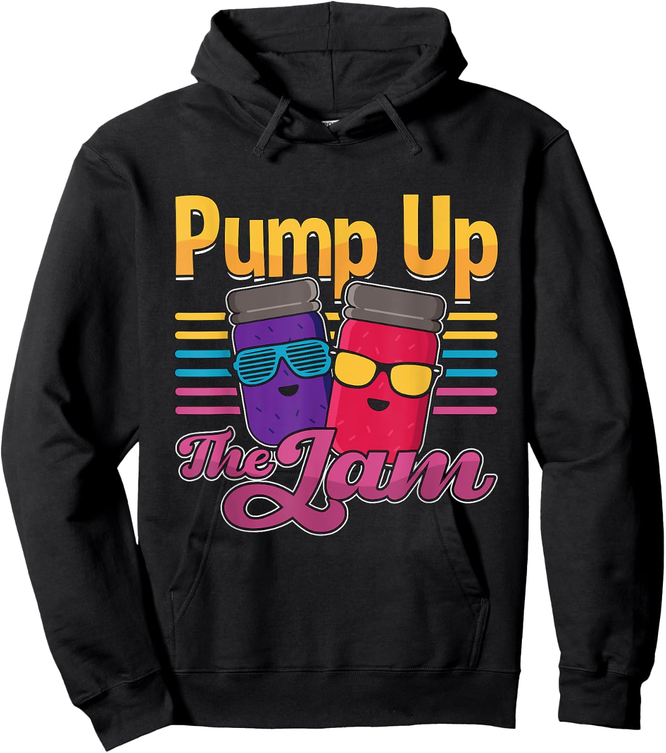 Pump Up The Jam Loves Canning Season Farmer Prepper Canning Hoodie - Hoodie | Black