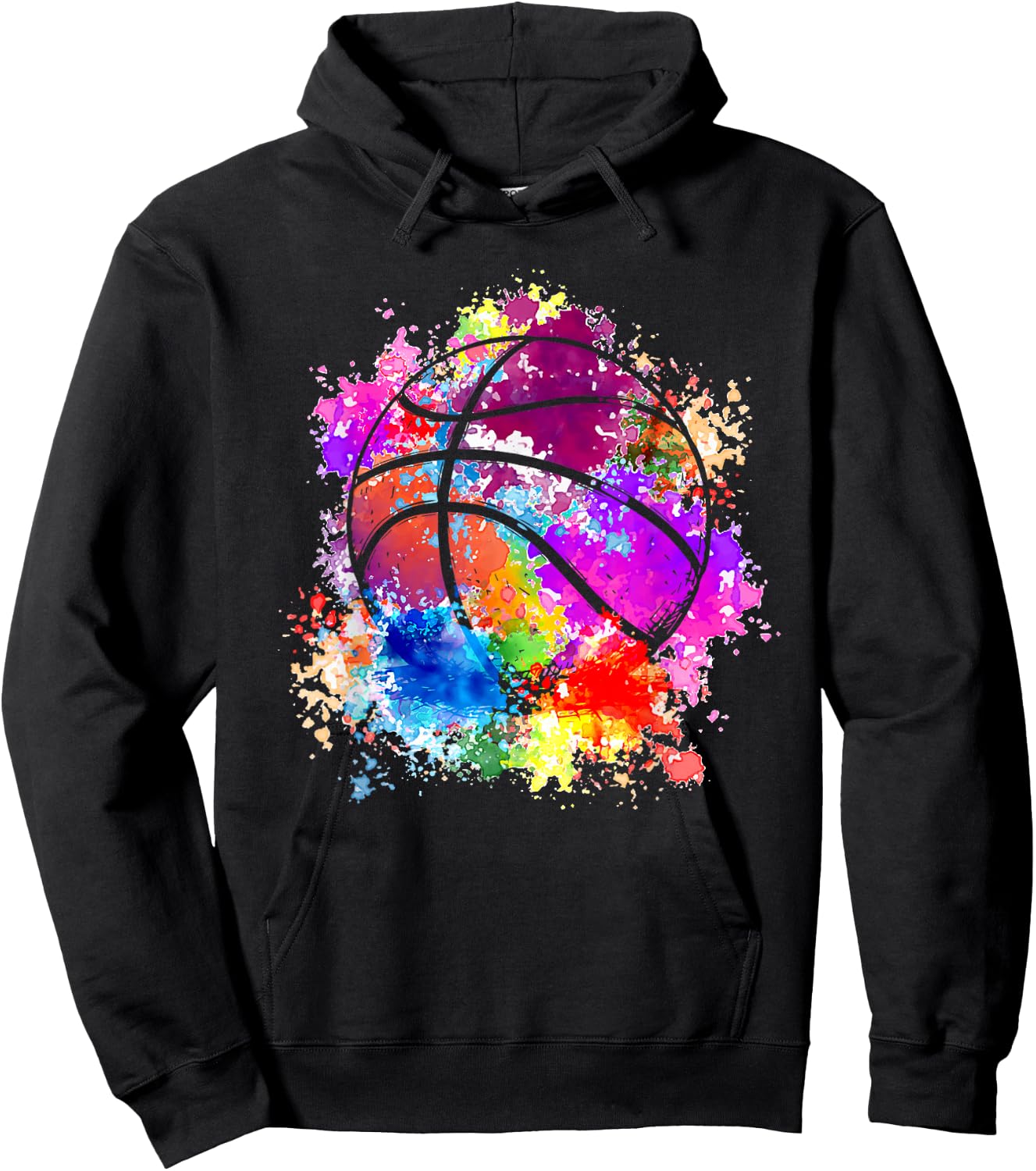 Basketball Teenagers Girls Teens Women Baller Dunking Small Hoodie - Hoodie | Black