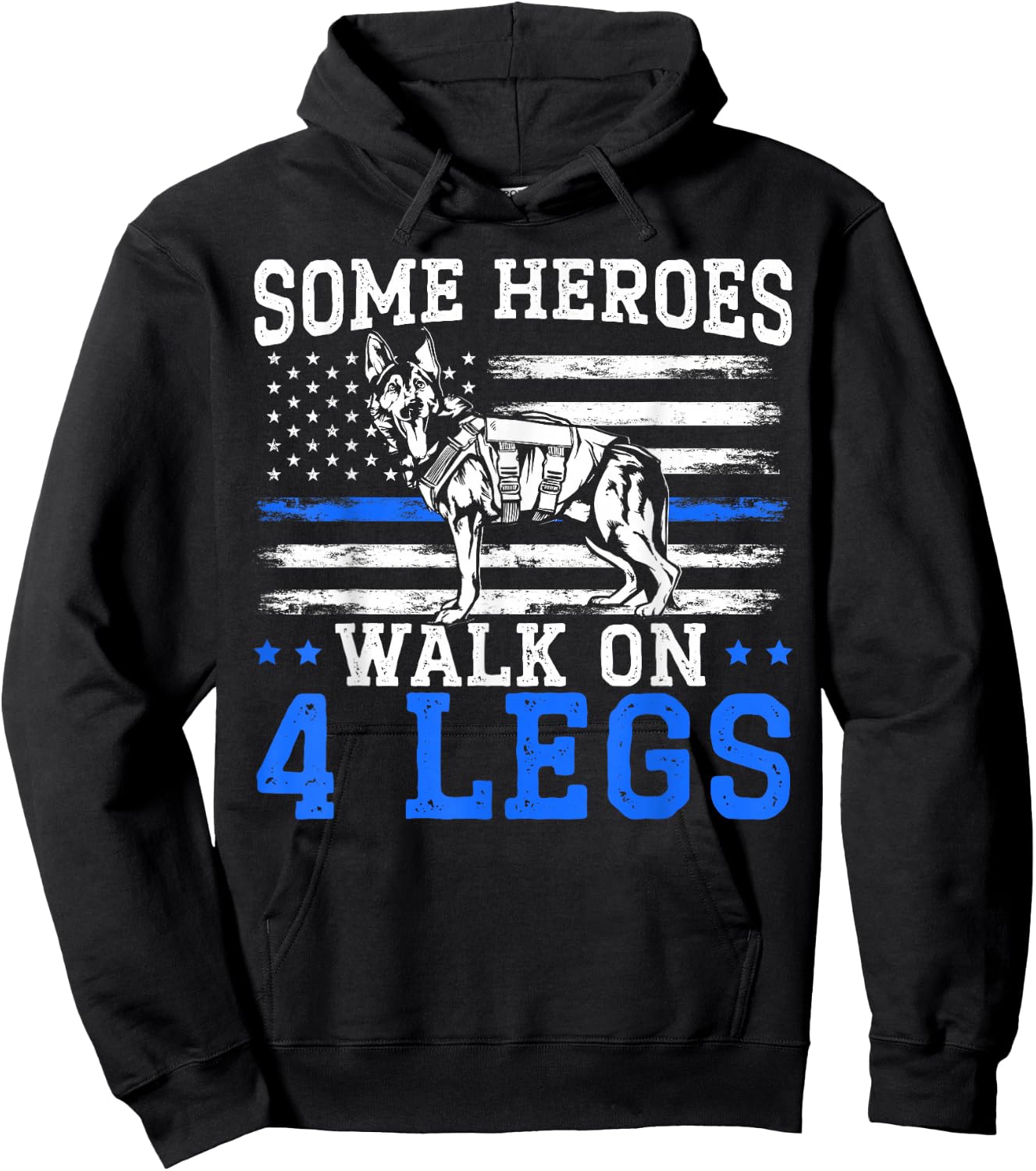 K9 Handler Police Dog Law Enforcement Police K9 Unit Hoodie - Hoodie | Black