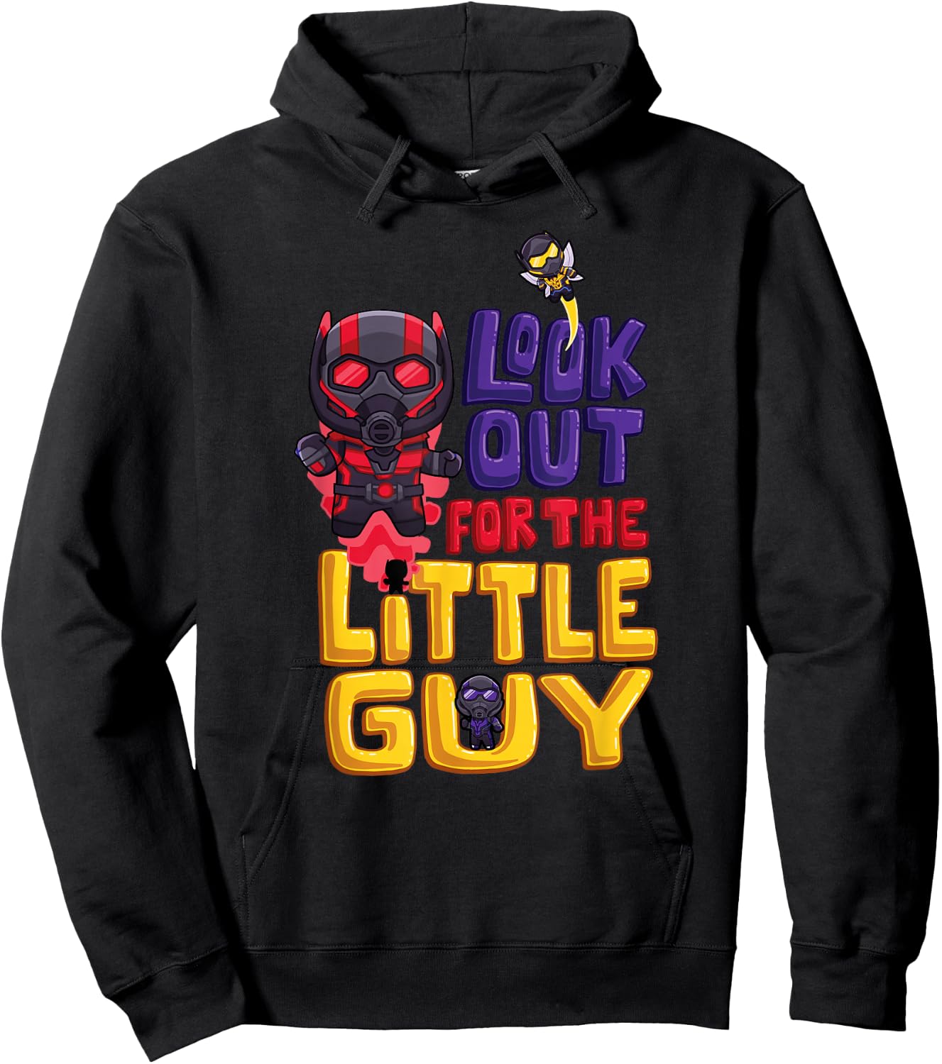 Marvel Ant-Man and The Wasp: Quantumania The Little Guy Hoodie - Hoodie | Black