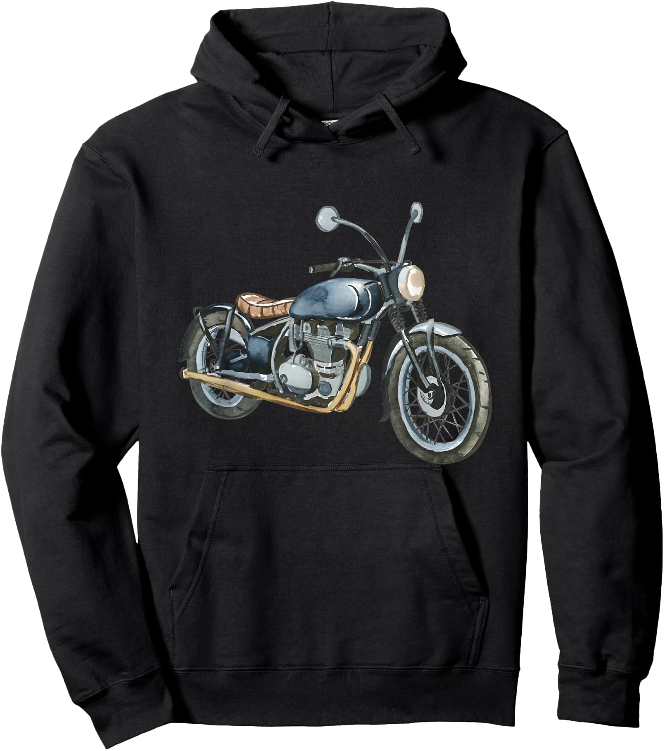 Vincent Rapide Vintage Motorcycle Bike Design Hoodie - Hoodie | Black