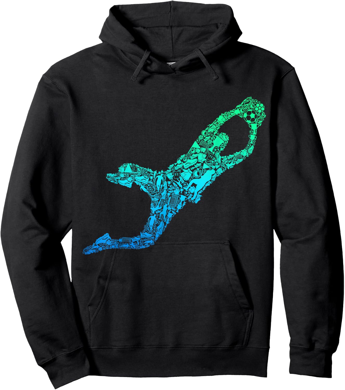 Soccer Goalie Goalkeeper Boys Kids Youth Men Hoodie - Hoodie | Black