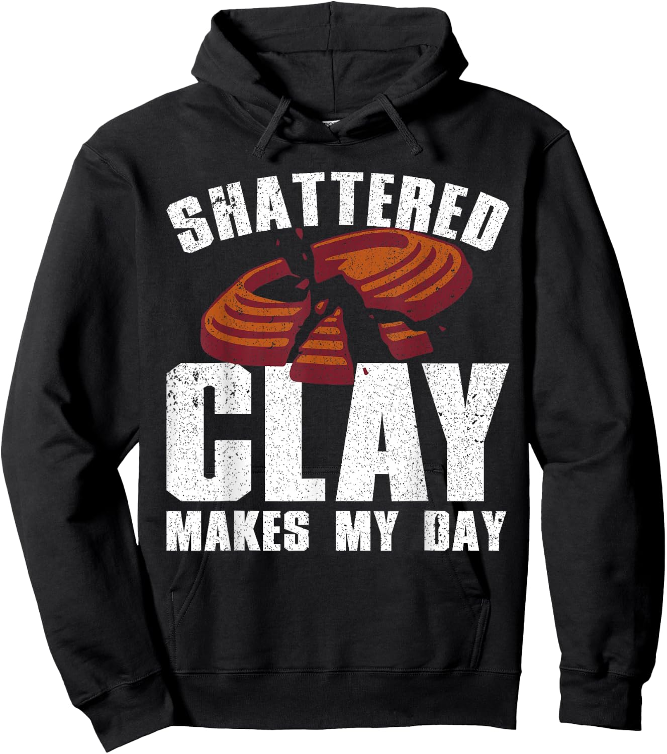 Cool Trap Shooting Art Women Clay Skeet Trap Shooter Hoodie - Hoodie | Black